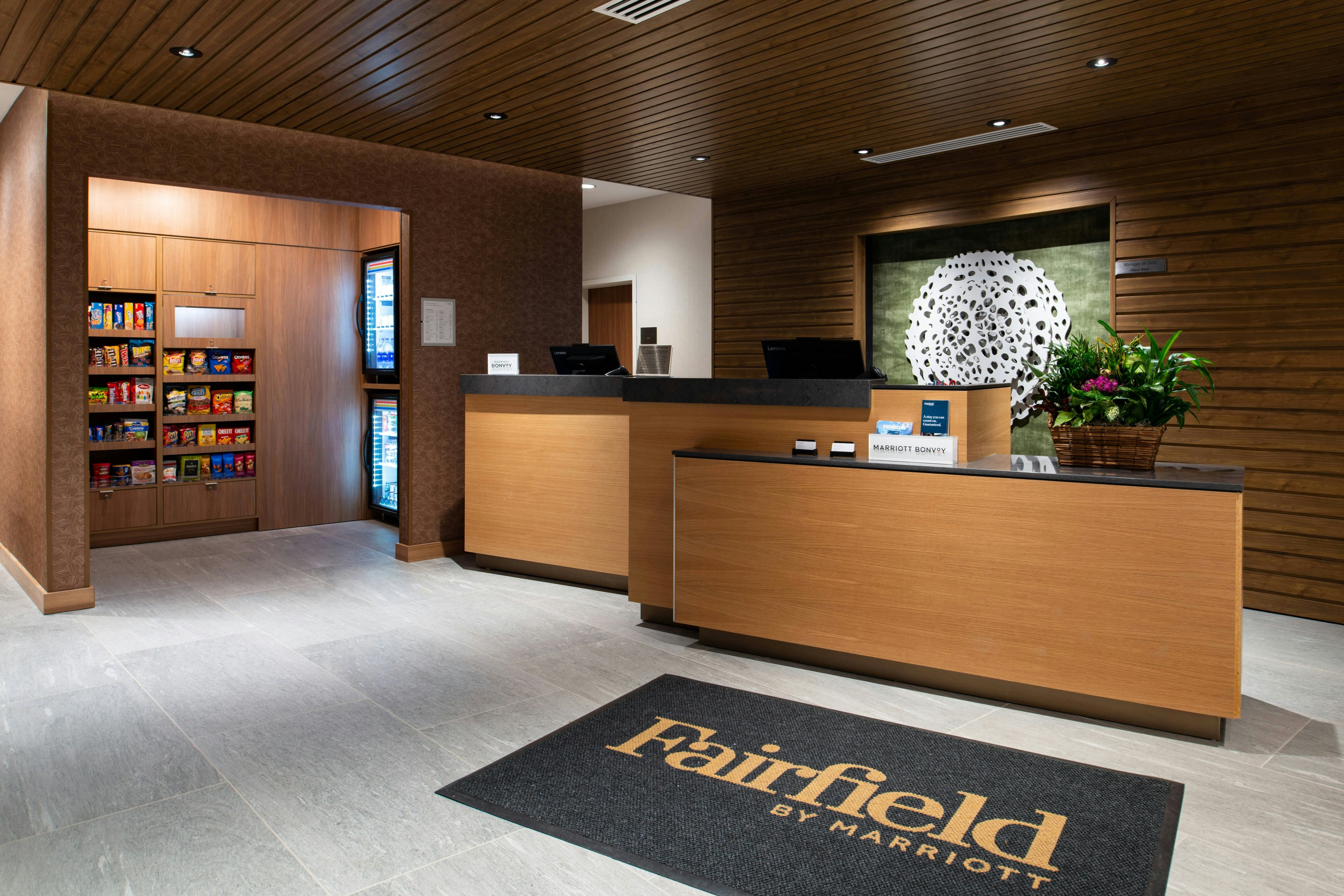 Lobby at Fairfield Inn And Suites Canton, CANTON - NY