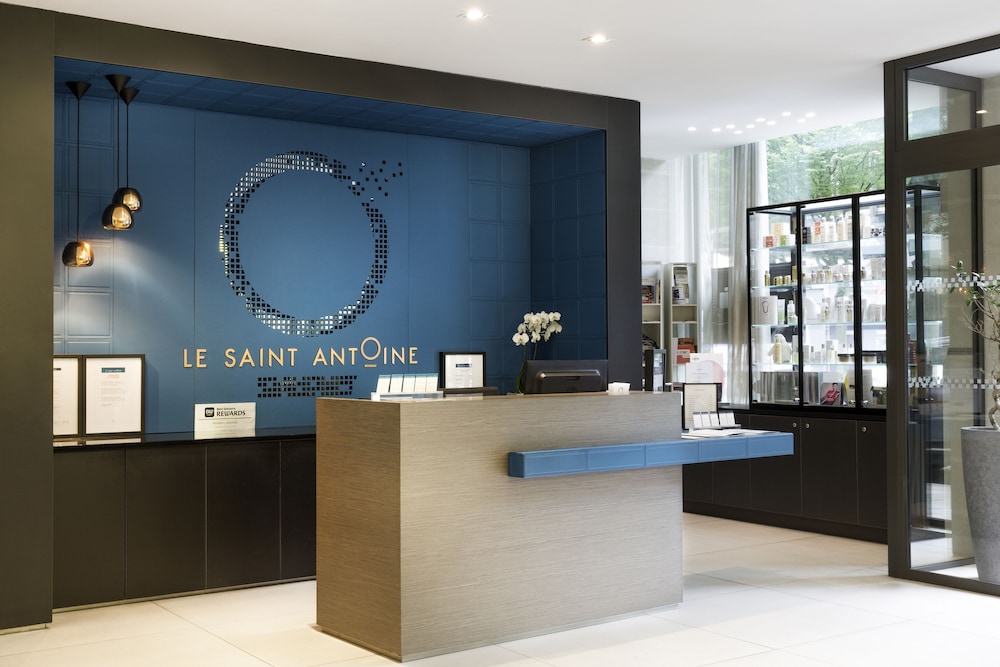 Lobby at Le Saint-Antoine Hotel and Spa, BW Premier Collection, RENNES