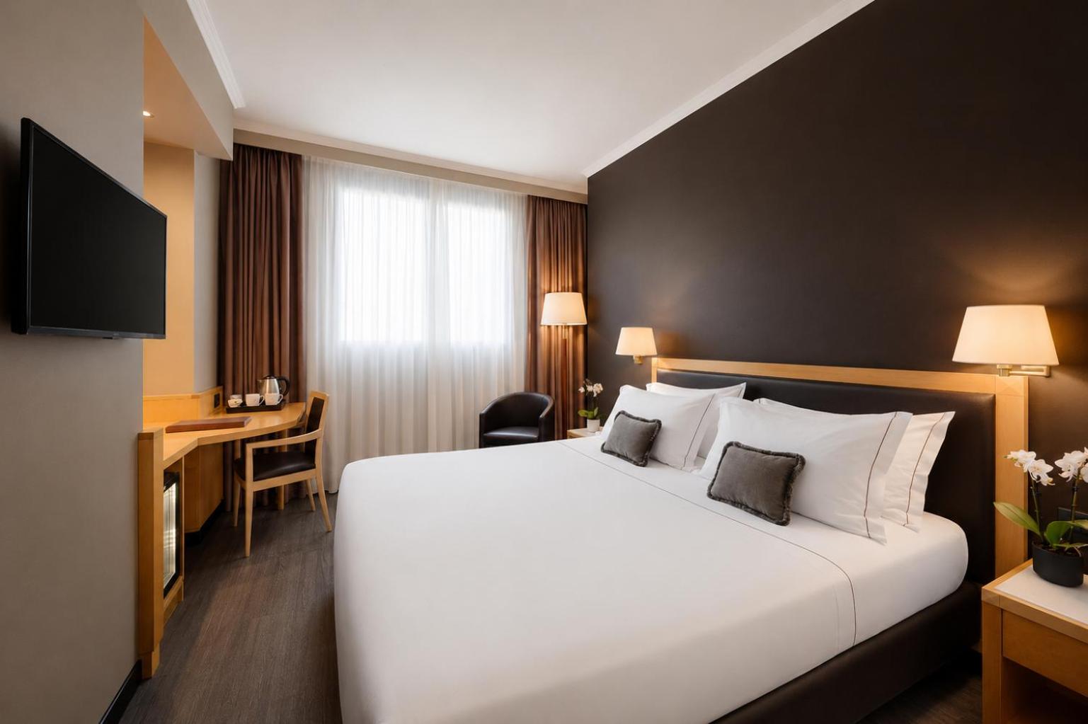 غرفة تنفيذية بسرير مزدوج أو سريرين منفصلين، City Life Hotel Poliziano 5/10
