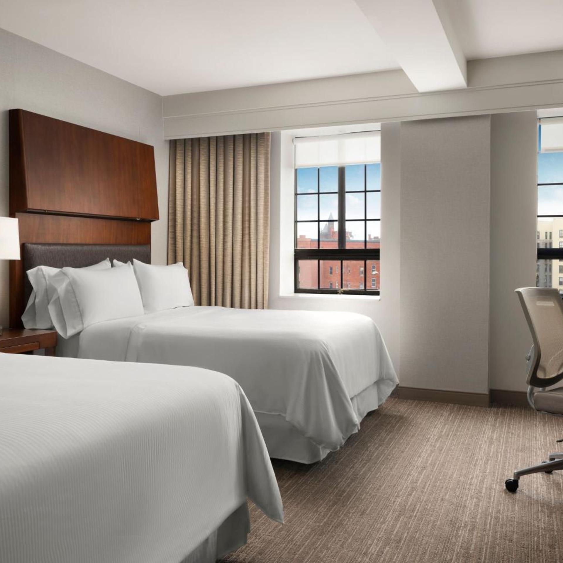 Preferred, 2 Double Beds, City View