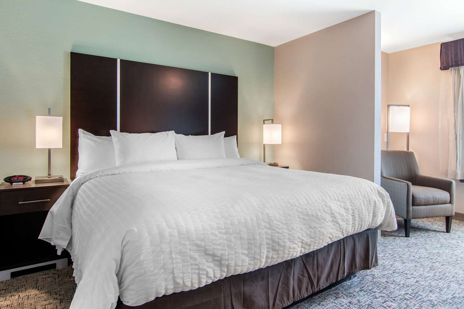 غرفة بسرير كينج، Clarion Inn & Suites Atlanta Downtown 2/3