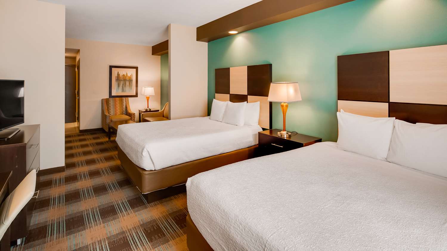 Suite, 2 Queen Beds, Sofa