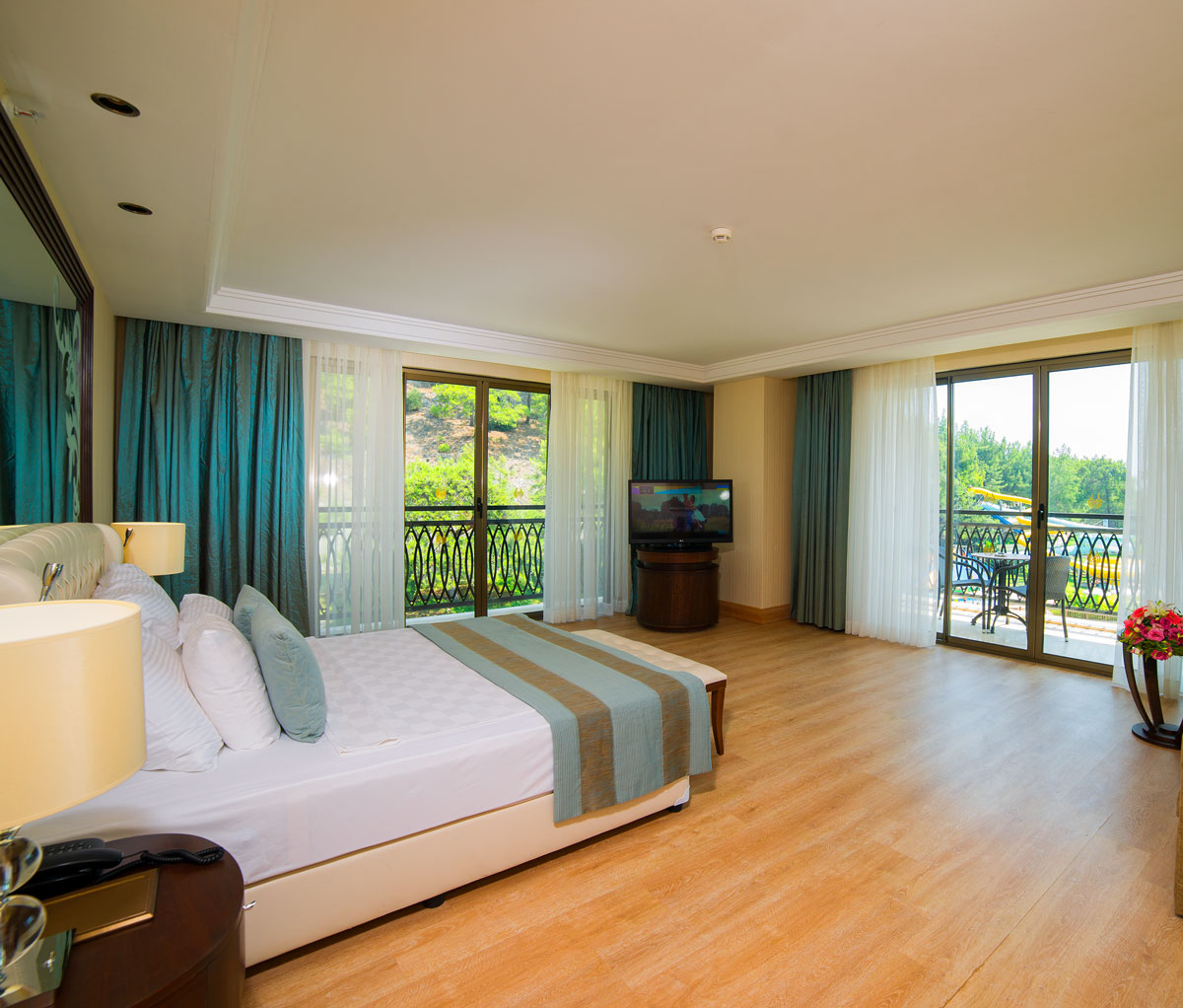 Deluxe, Single, Double Bed, Land View