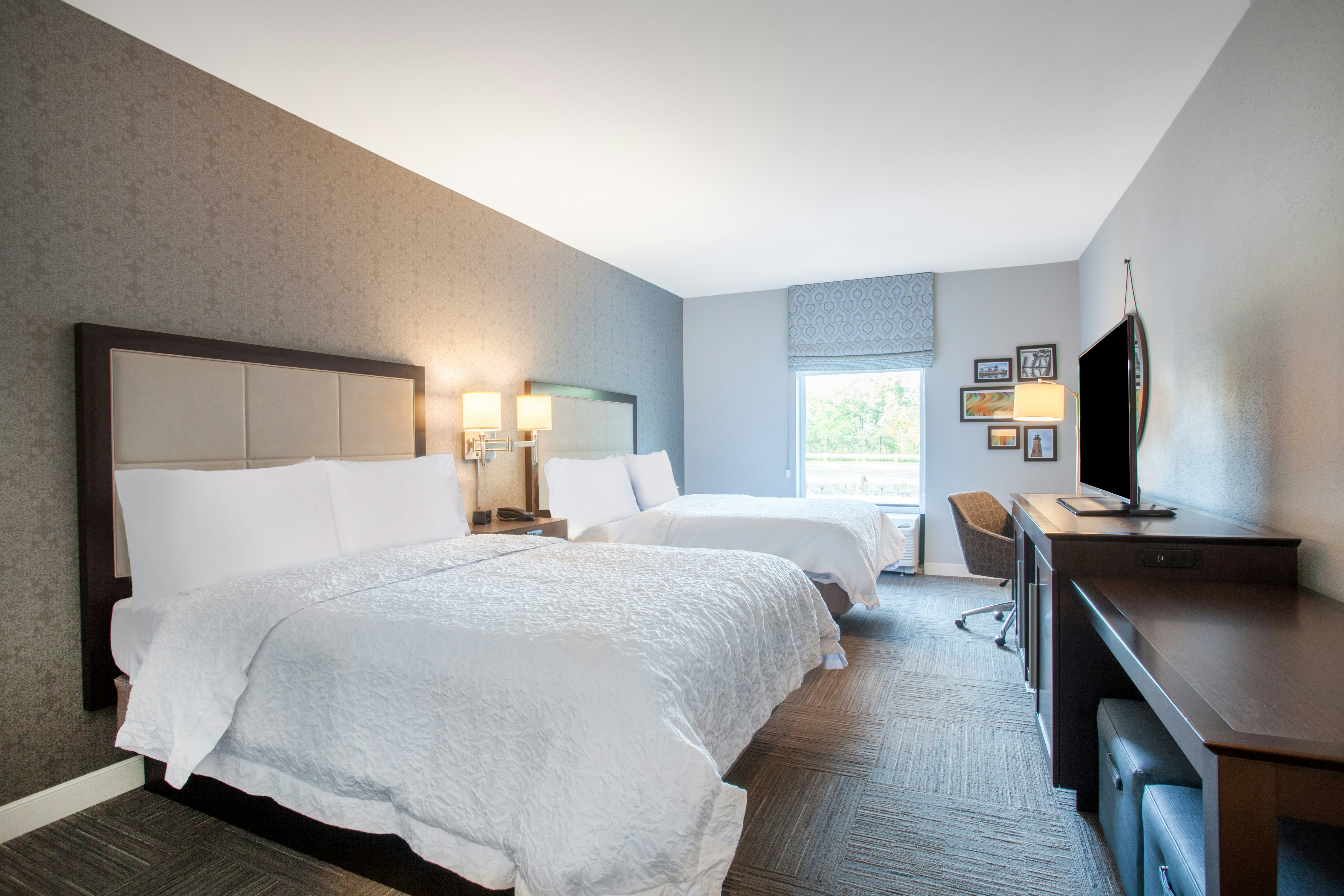 غرفة بسريرين كوين لذوي الإعاقة، Hampton Inn Rochester Penfield 4/7