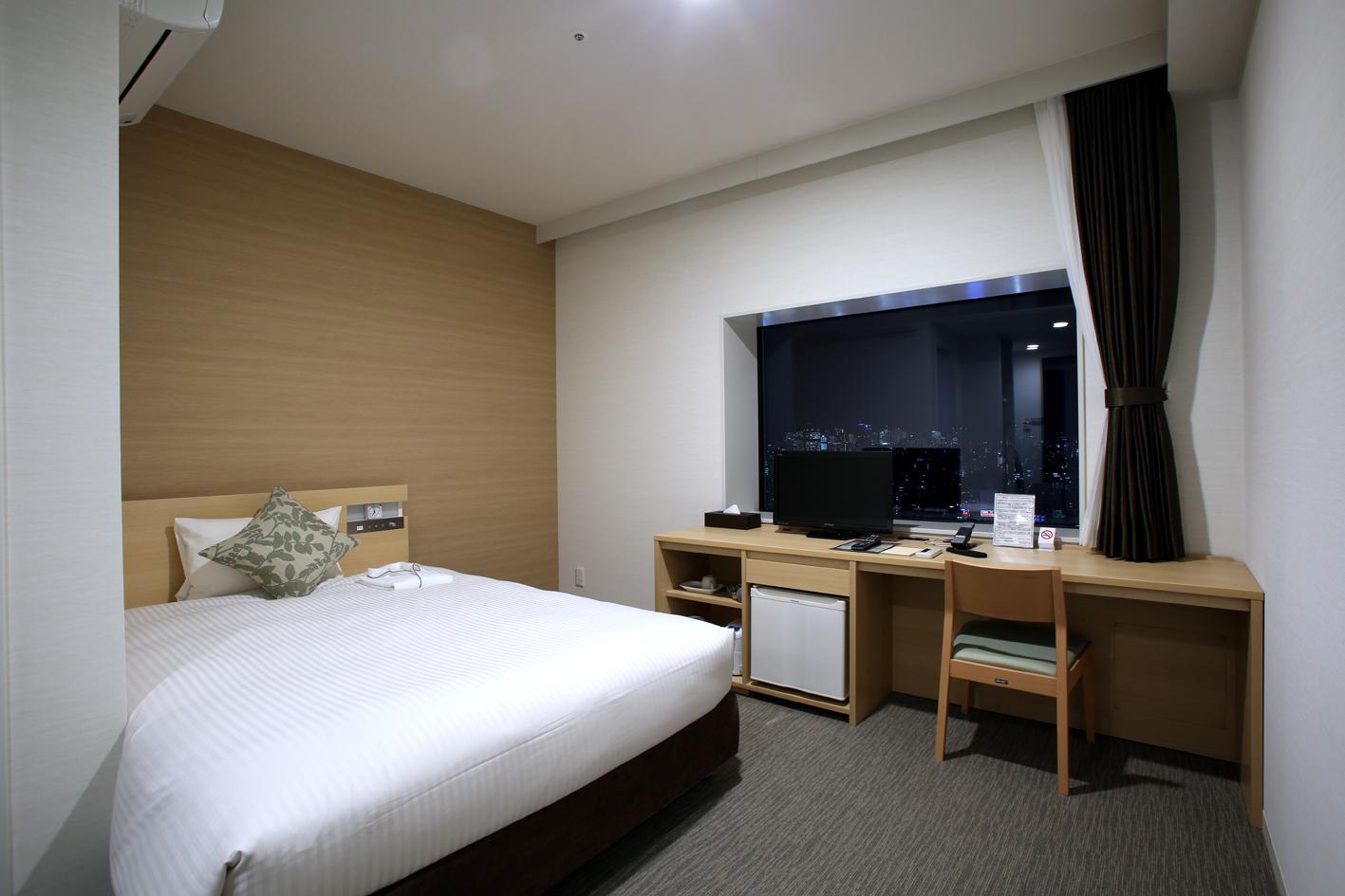 Semi Room, Comfort, Single, Semi Double Bed, Tokyo View, City View, Night View