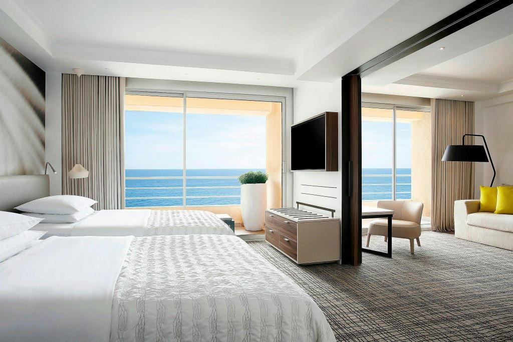 1 Bedroom, Horizon, Suite, 2 Double Beds, Sea View, Sofa, Balcony, High Floor