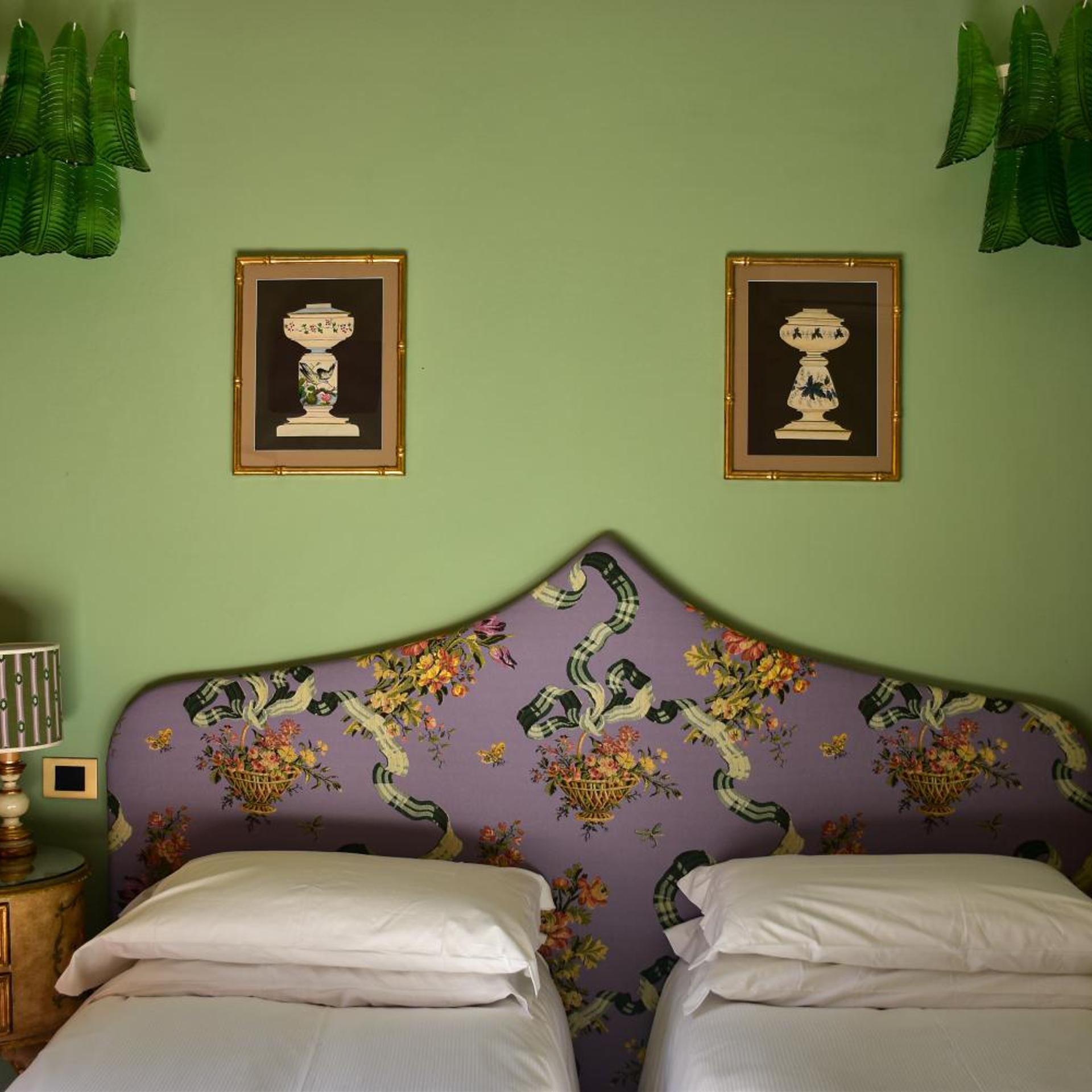غرفة بسرير مزدوج أو سريرين منفصلين بإطلالة، Hotel Hermitage 4/10