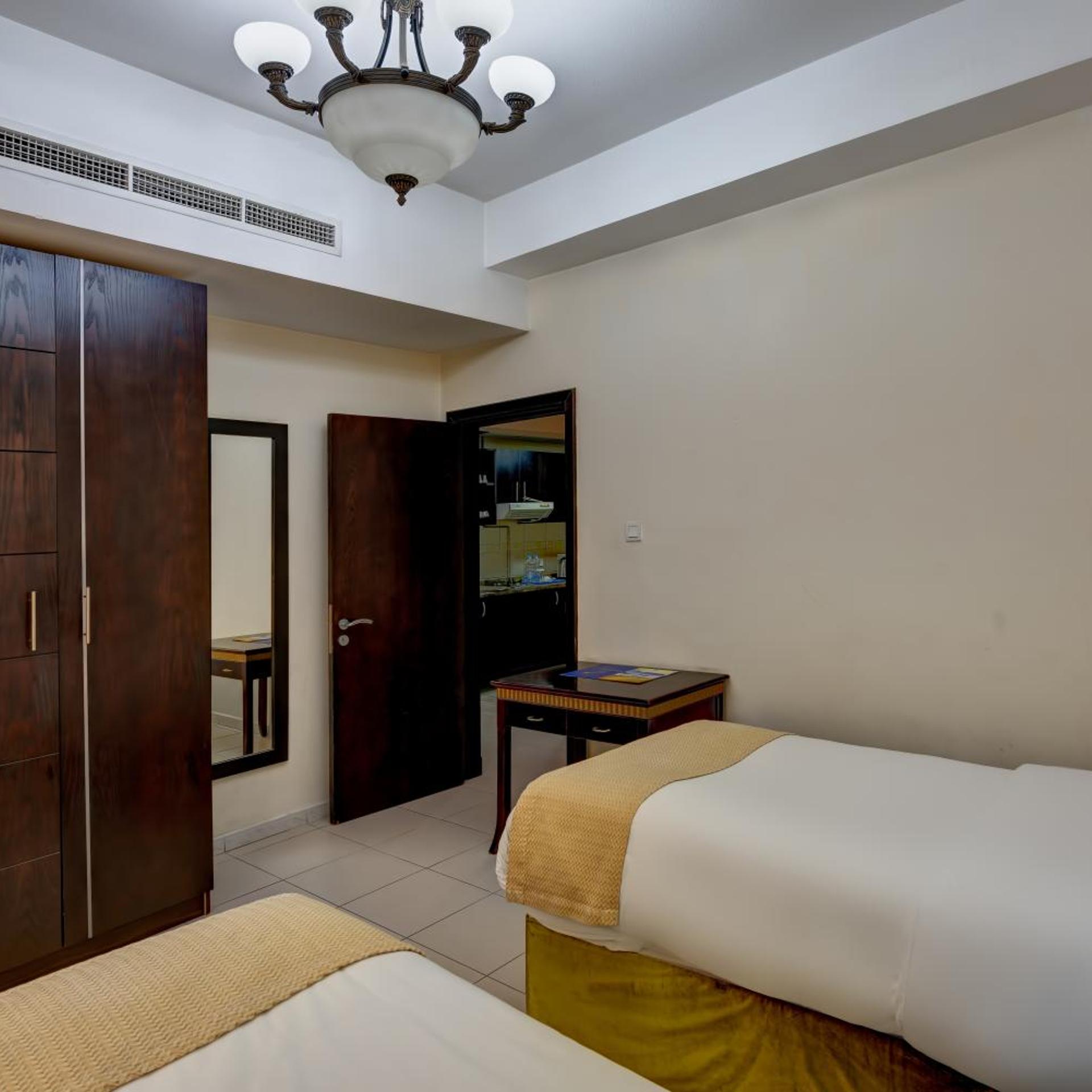 شقة بسرير فردي بغرفتي نوم، Al Hayat Hotel Apartments 8/8