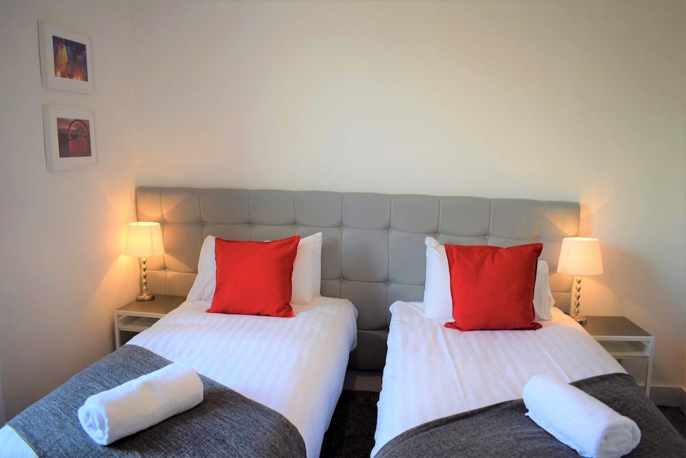 استوديو ديلوكس بسريرين منفصلين، Kelpies Serviced Apartments 5/8