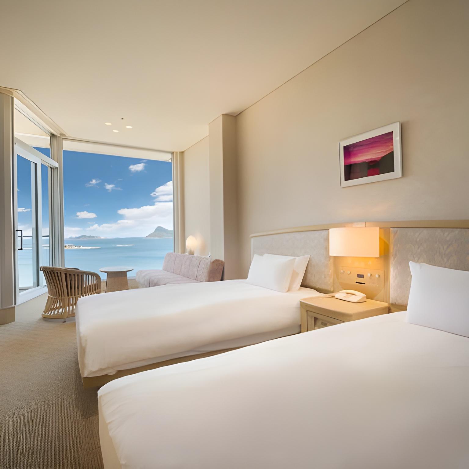 Standard, Twin Beds, Ocean Front, Smoking