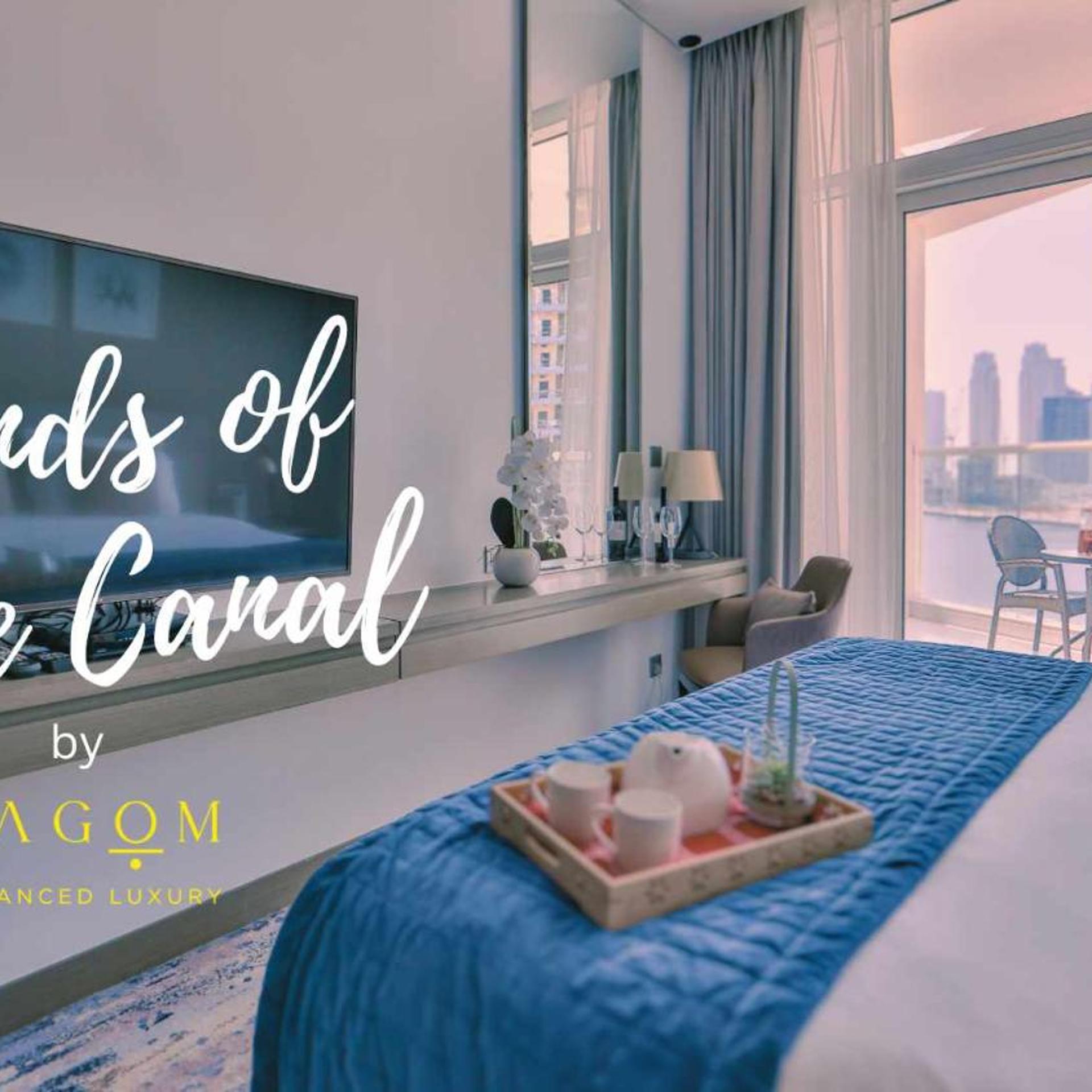 Room at WINDS OF THE CANAL – DAMAC MAISON PRIVE By Lagom Vacation Home LLC, DUBAI