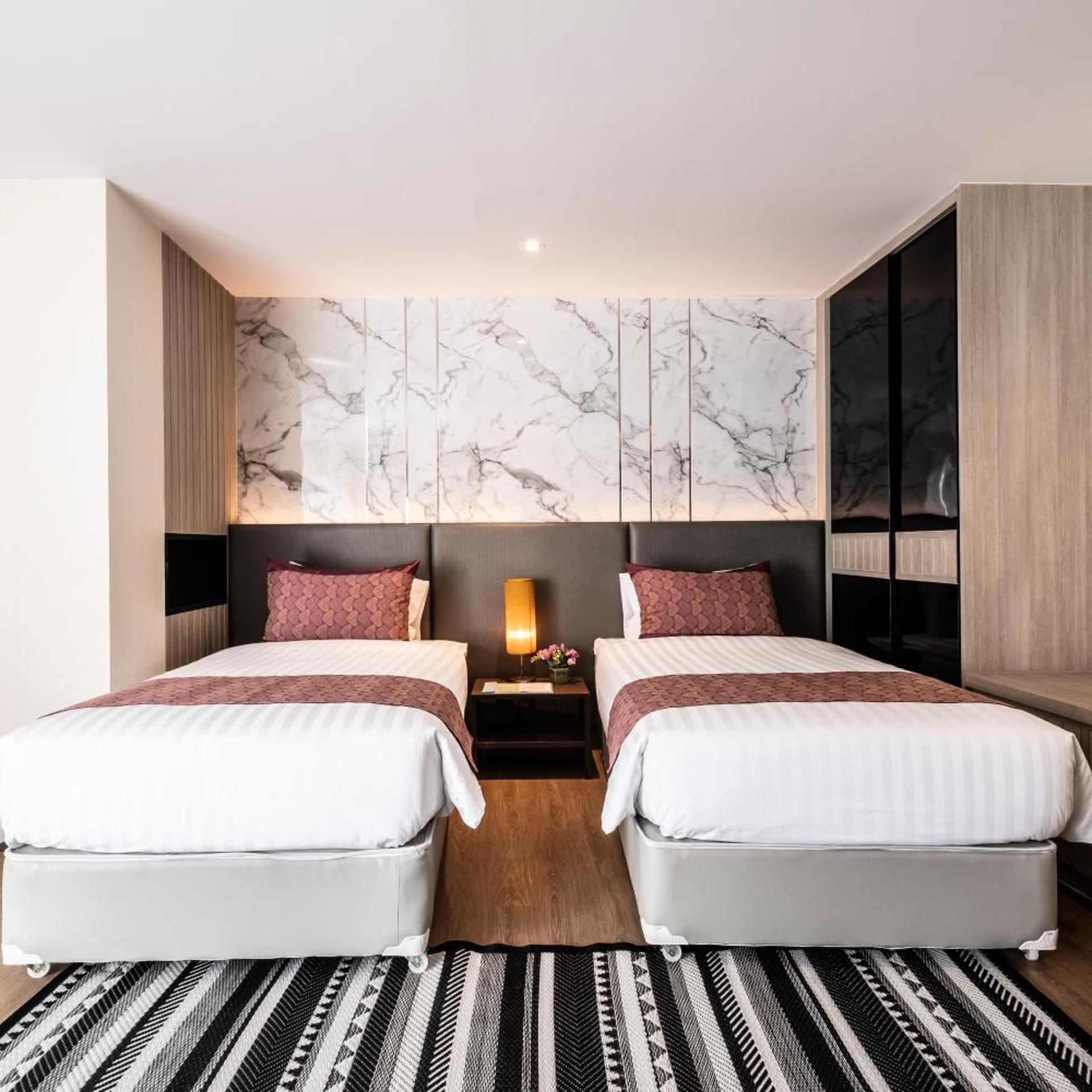 غرفة بريميوم ديلوكس بسرير فردي، Sinsuvarn Airport Suite 3/10