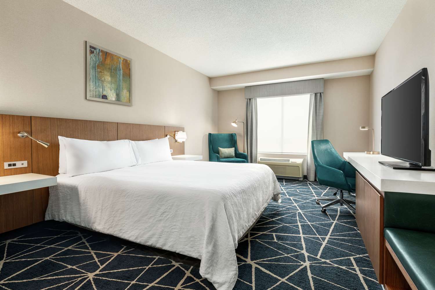 غرفة بسرير كينج، Hilton Garden Inn Kitchener-Cambridge 2/3