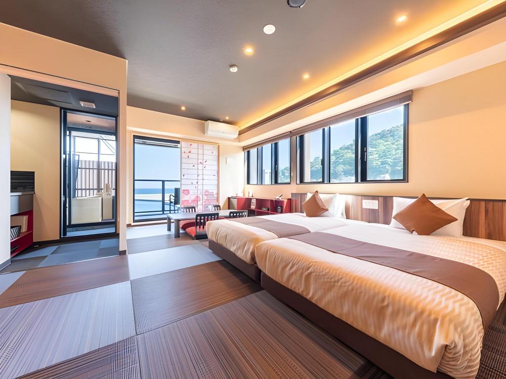 Junior Suite, 2 Double Beds, Outdoor Bath, Terrace