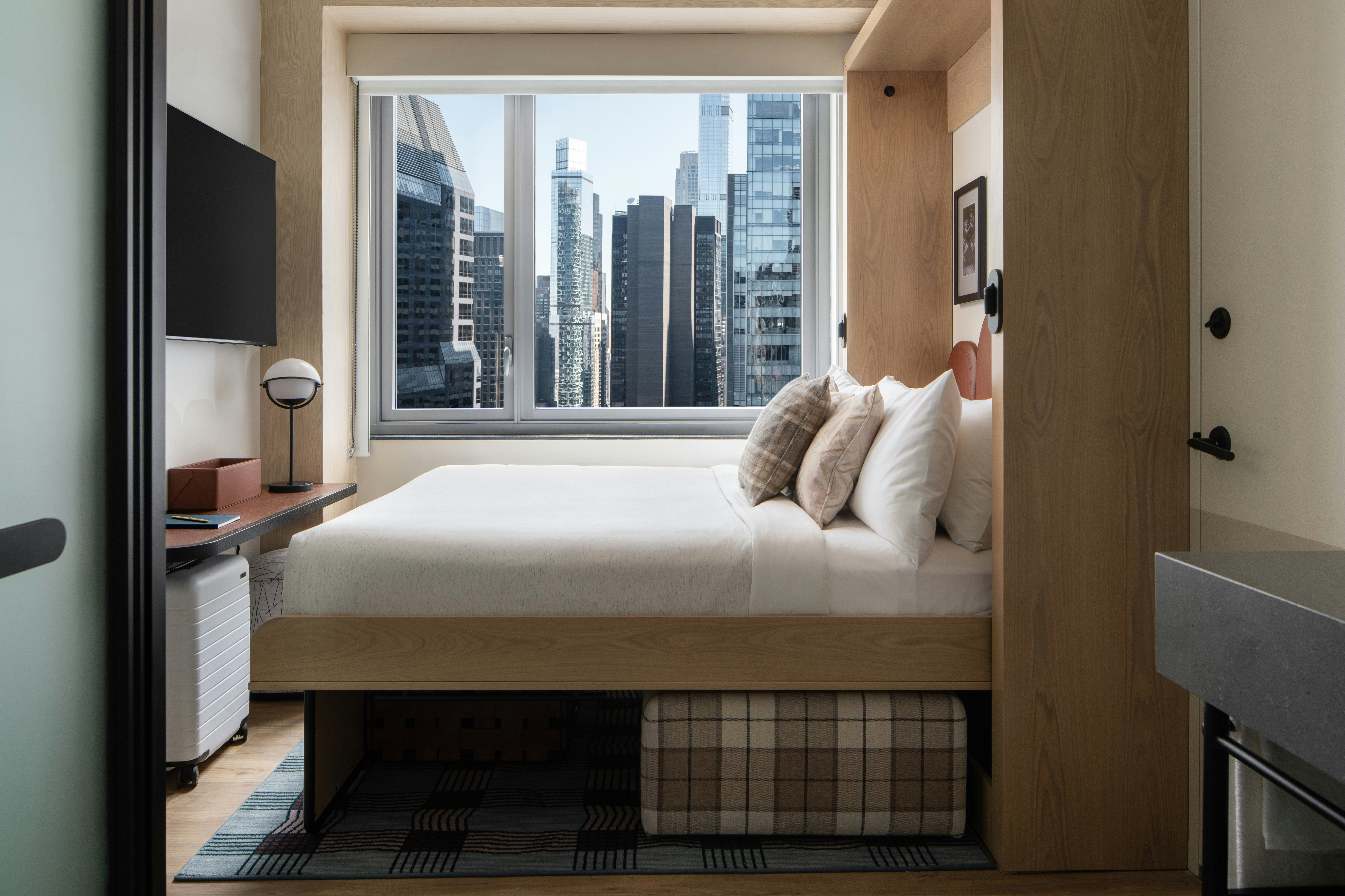 Room, Murphy Bed, City View