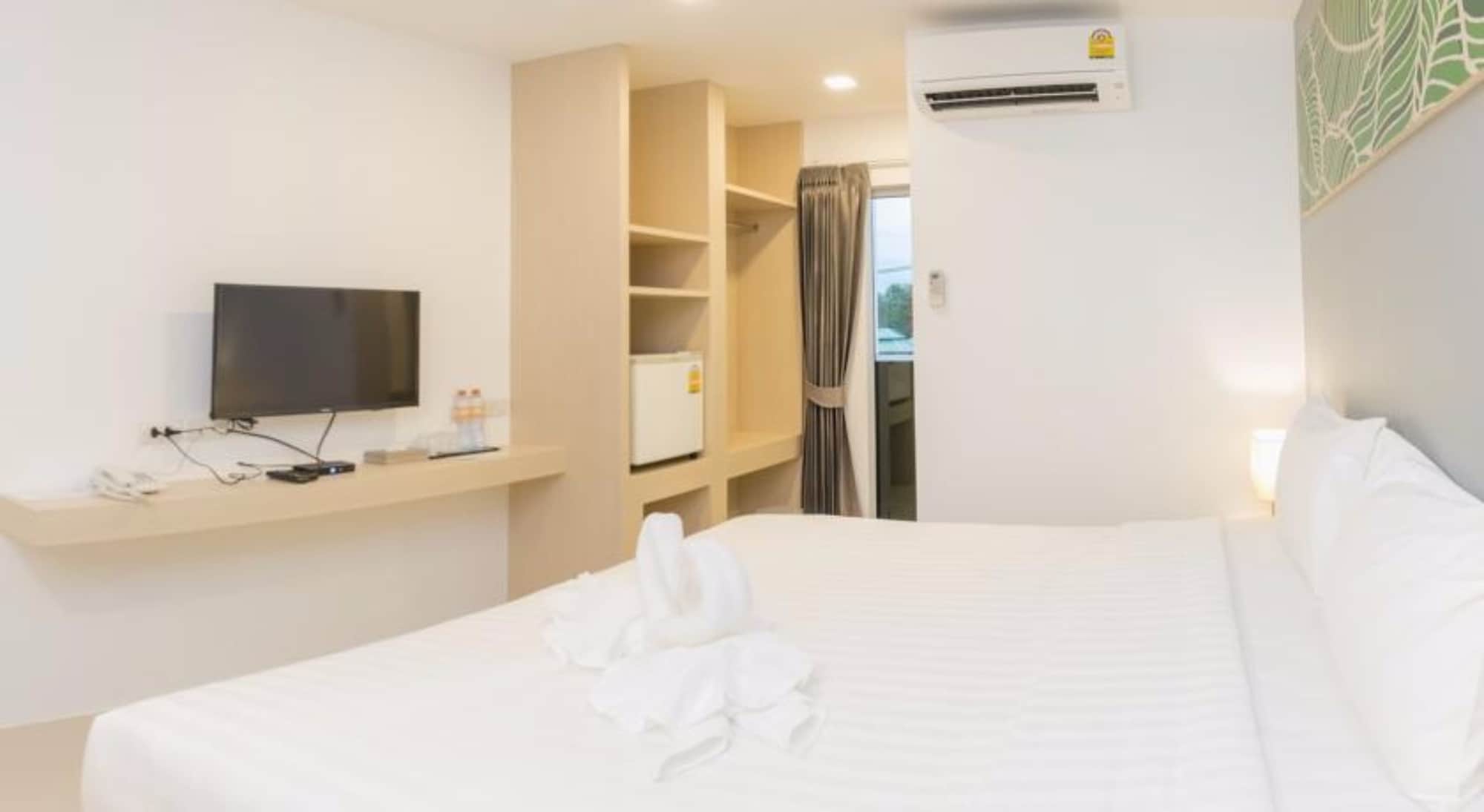 غرفة بسريرين مزدوجين، Trat City Hotel 3/4