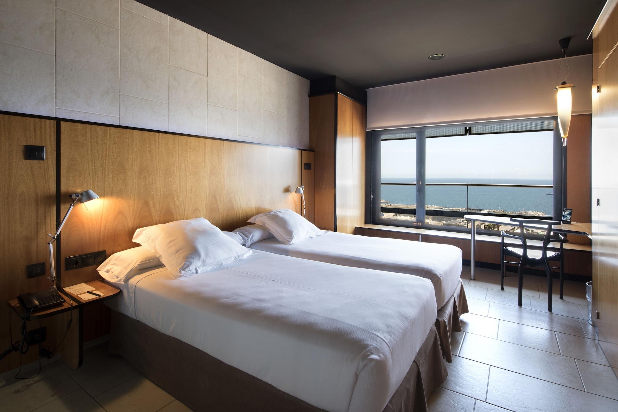 ROOM, SINGLE, DOUBLE BED, SEA VIEW