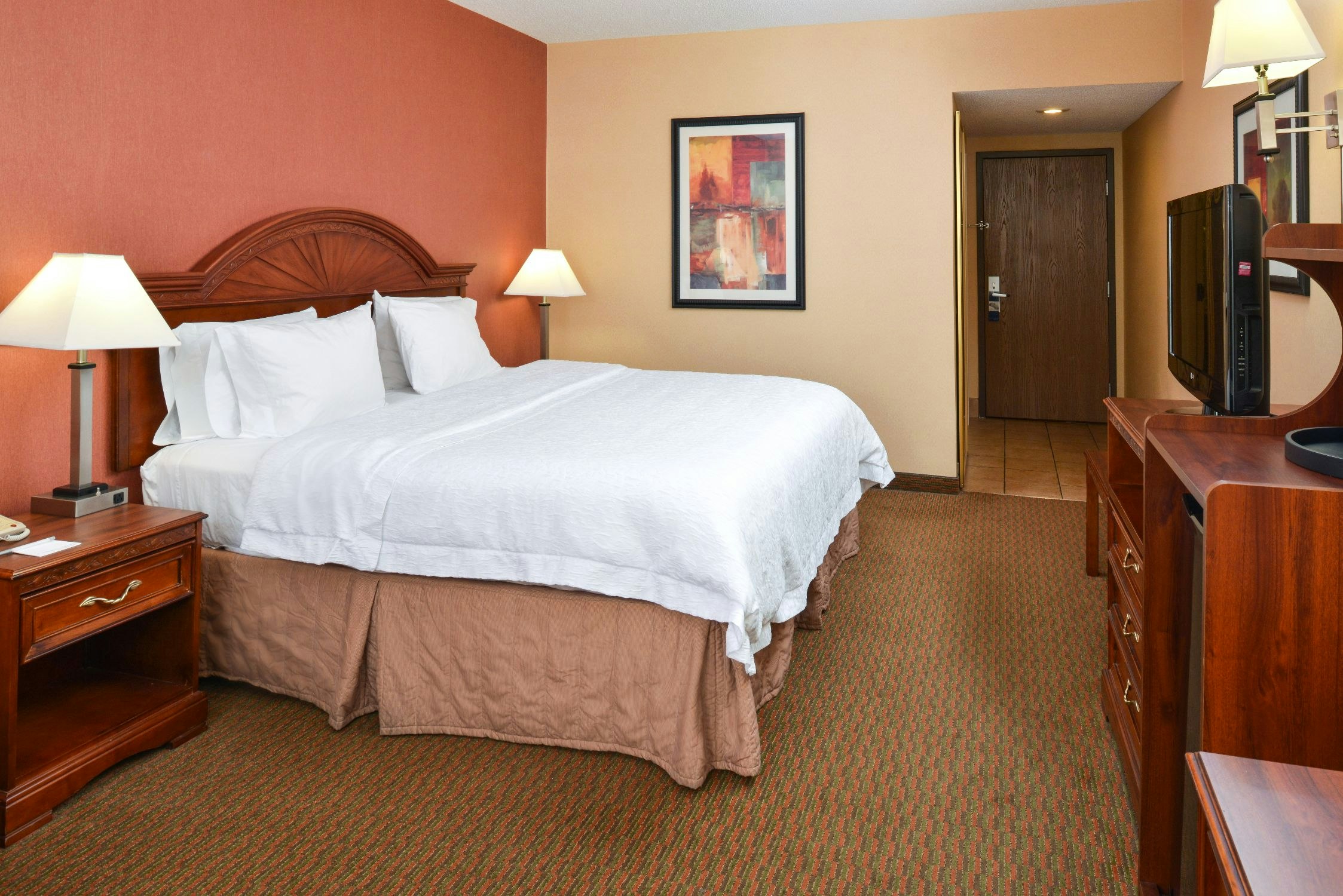 غرفة بسرير كينج لذوي الإعاقة، Hampton Inn & Suites Springboro/Dayton Area South 3/4