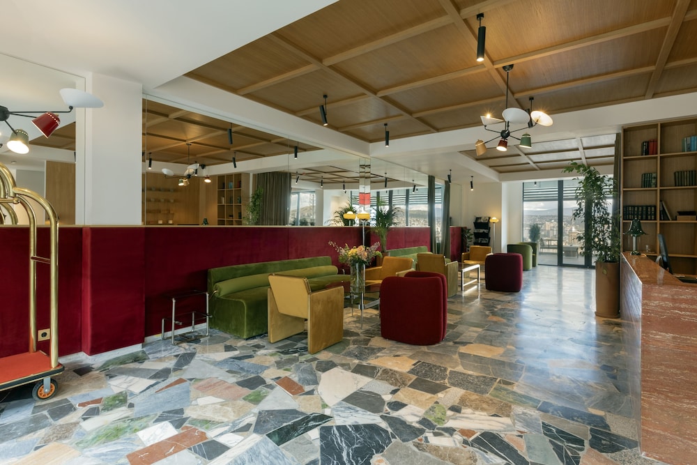 Lobby at Castor and Pollux Hotel, TBILISI
