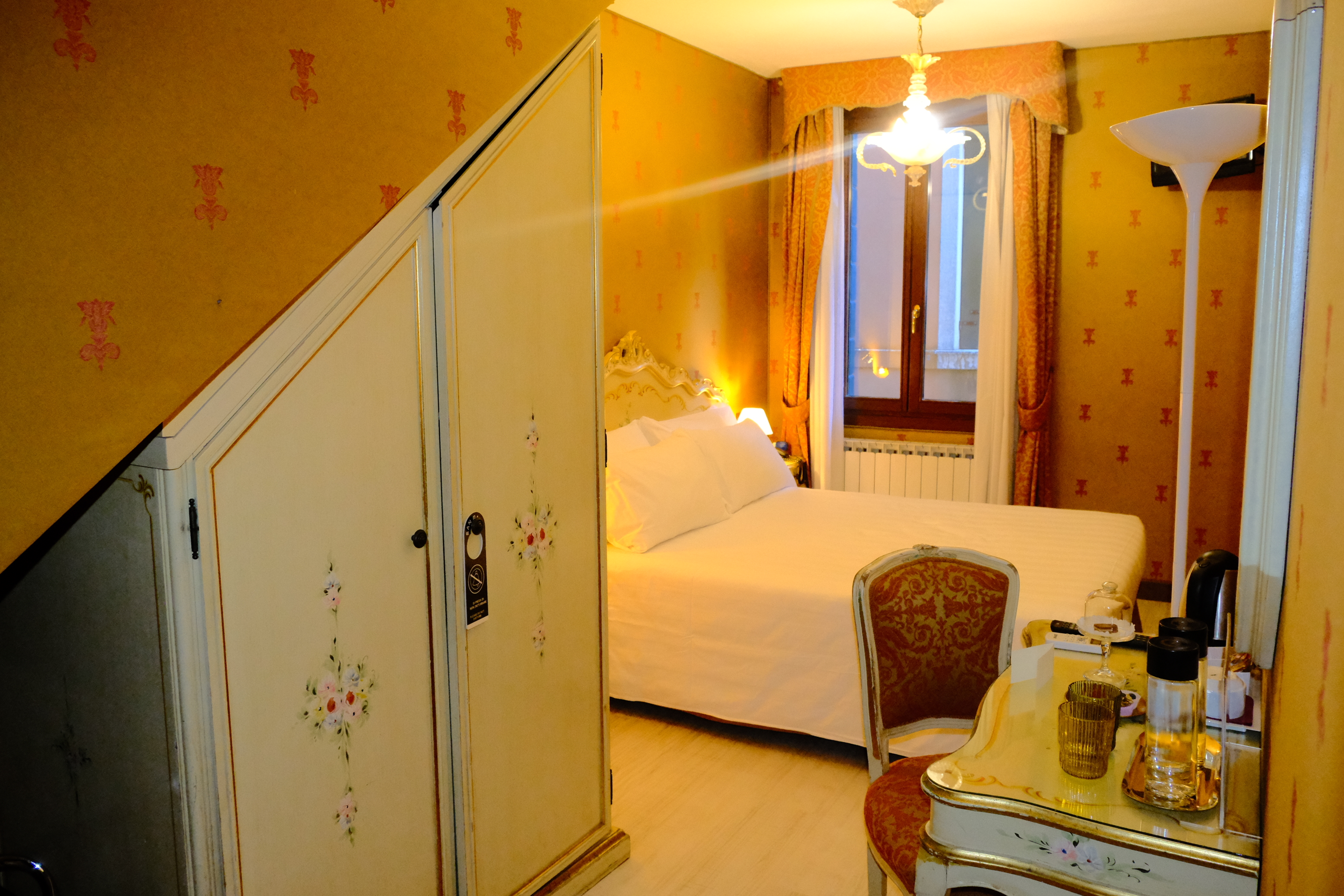 Bright, Double Bed, with View, Small, Exterior Entrance