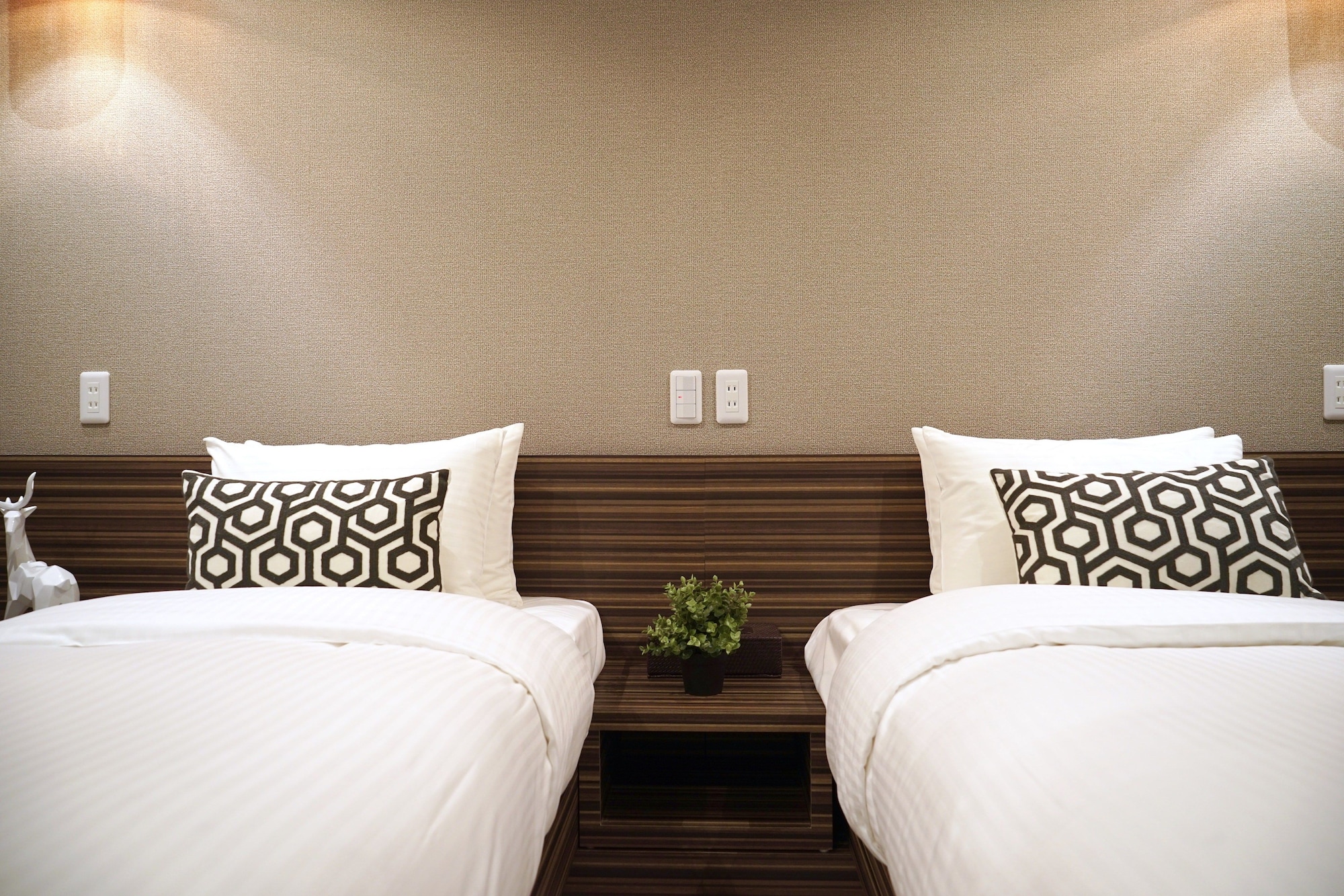 غرفة بسريرين منفصلين في الملحق، Hotel 88 Shinsaibashi 5/10