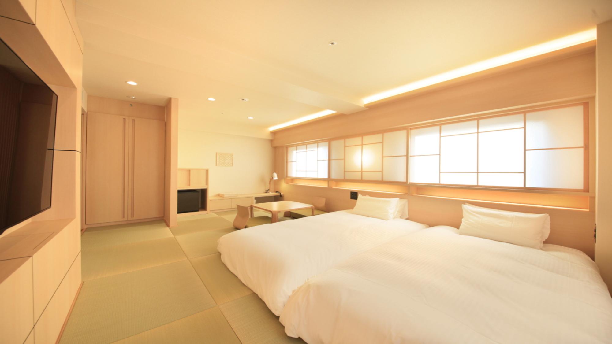 Japanese Western, Japanese, Standard, Twin Beds, Tatami