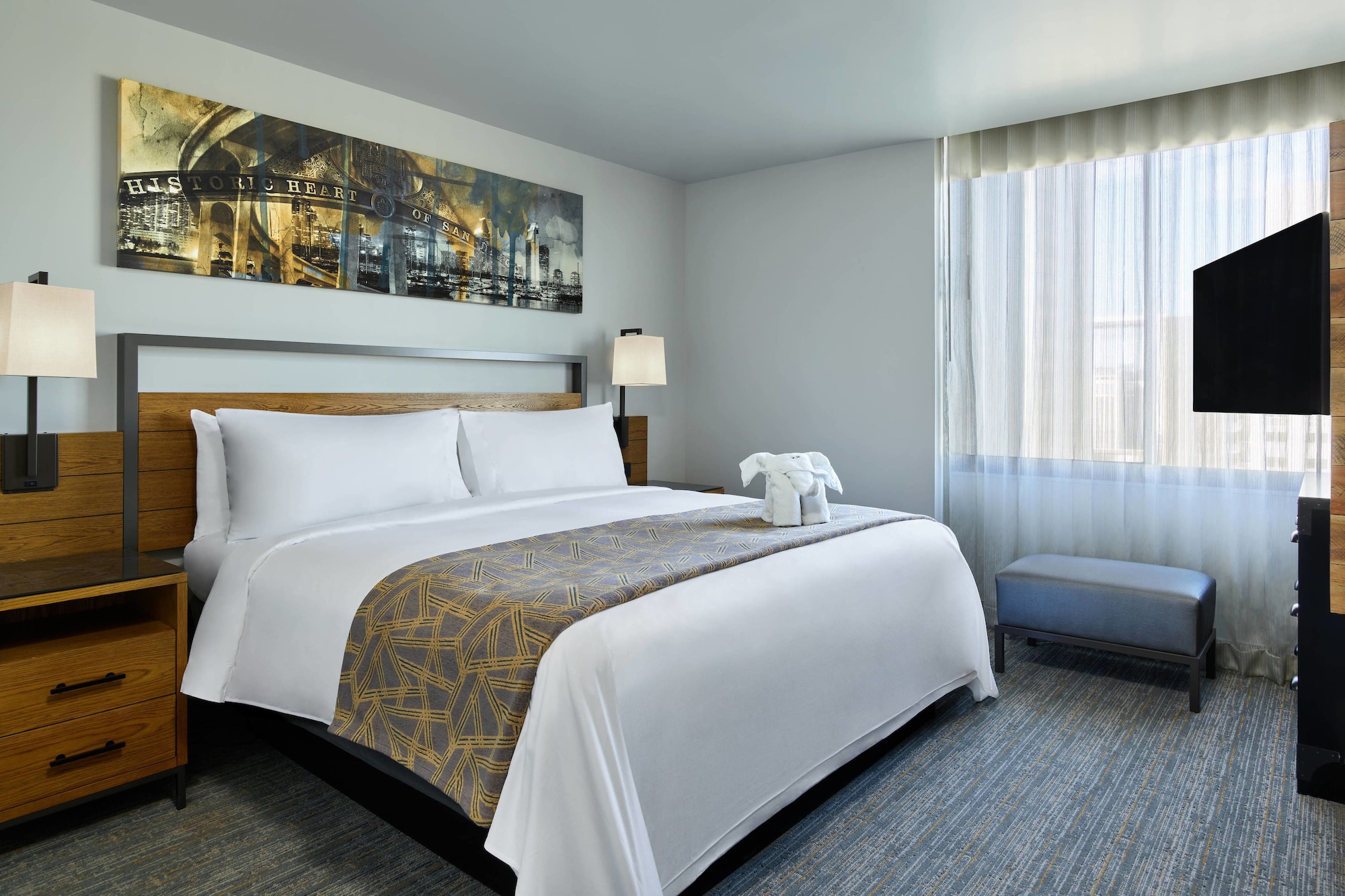 جناح بسريرين مزدوجين بغرفتي نوم