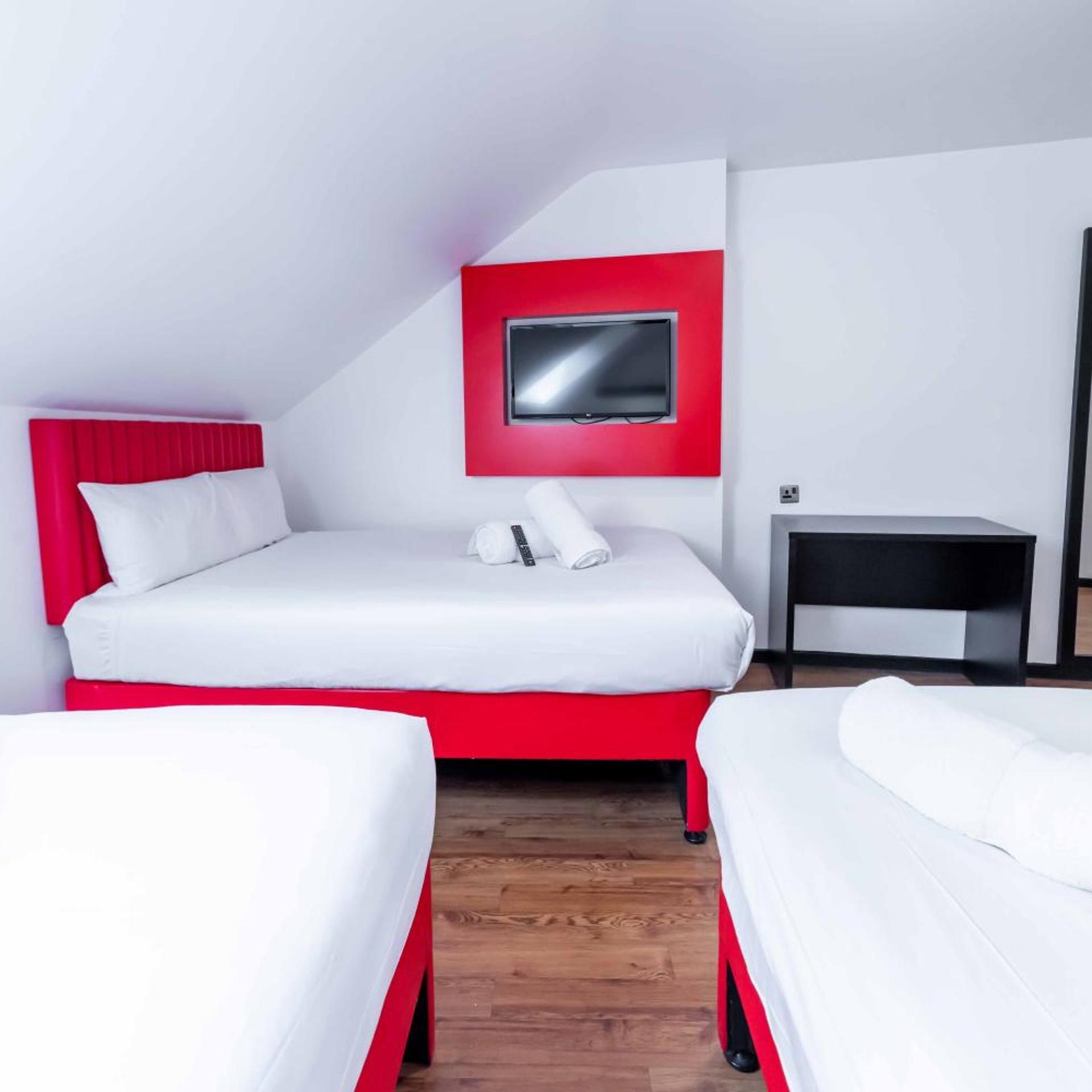 غرفة سوبيريور رباعية، easyHotel Newcastle City Centre 6/10
