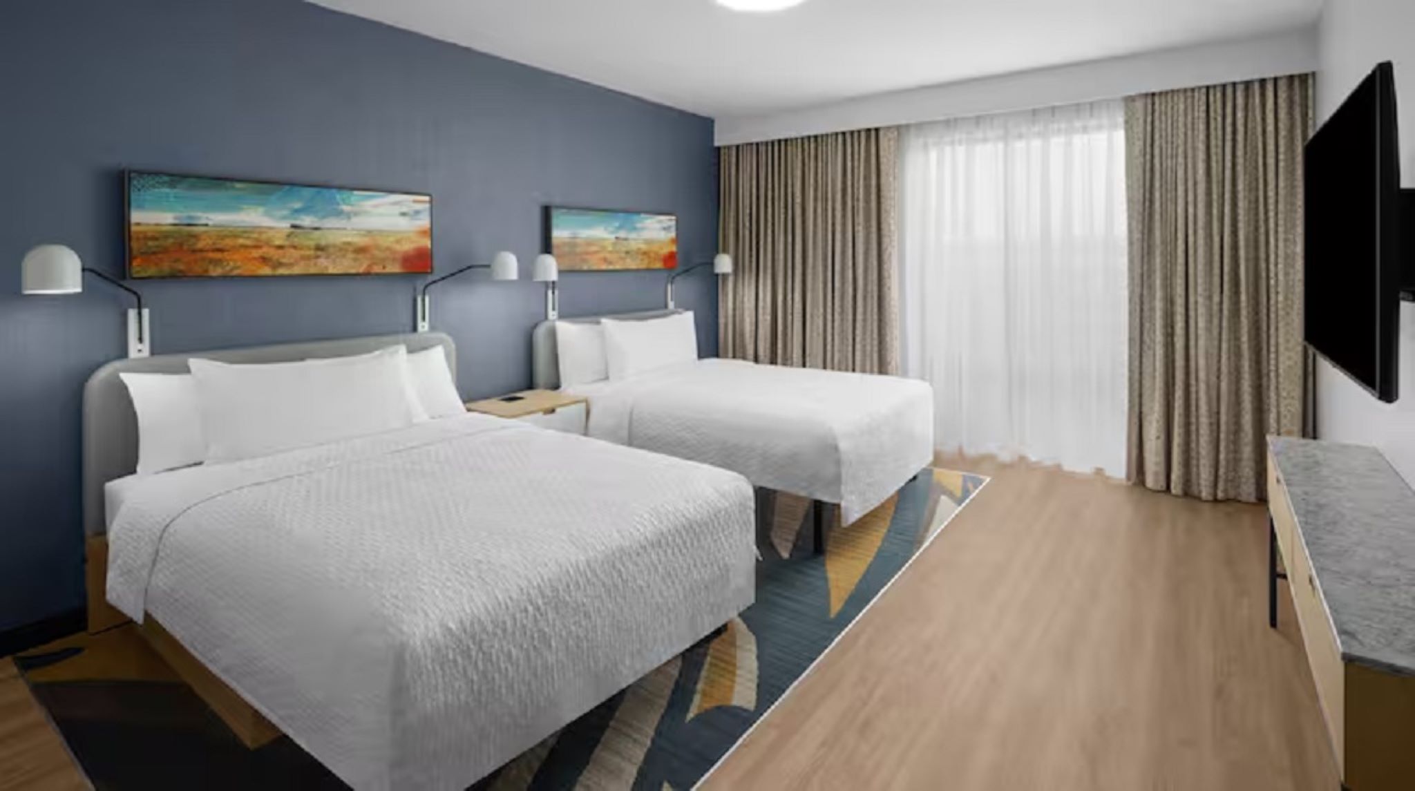 Efficiency, Suite, 2 Queen Beds, Accessible