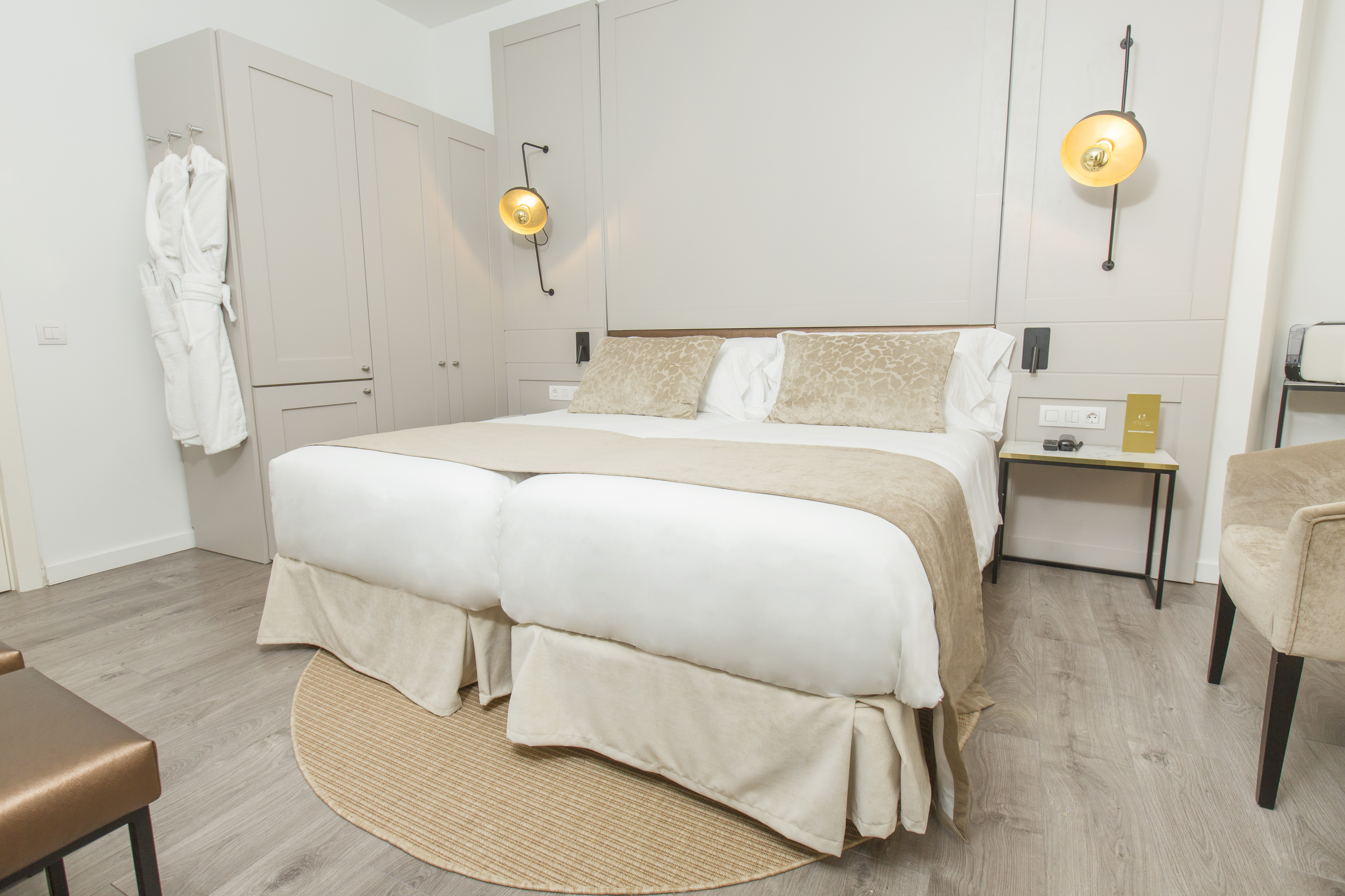 Room, Single, Double Bed