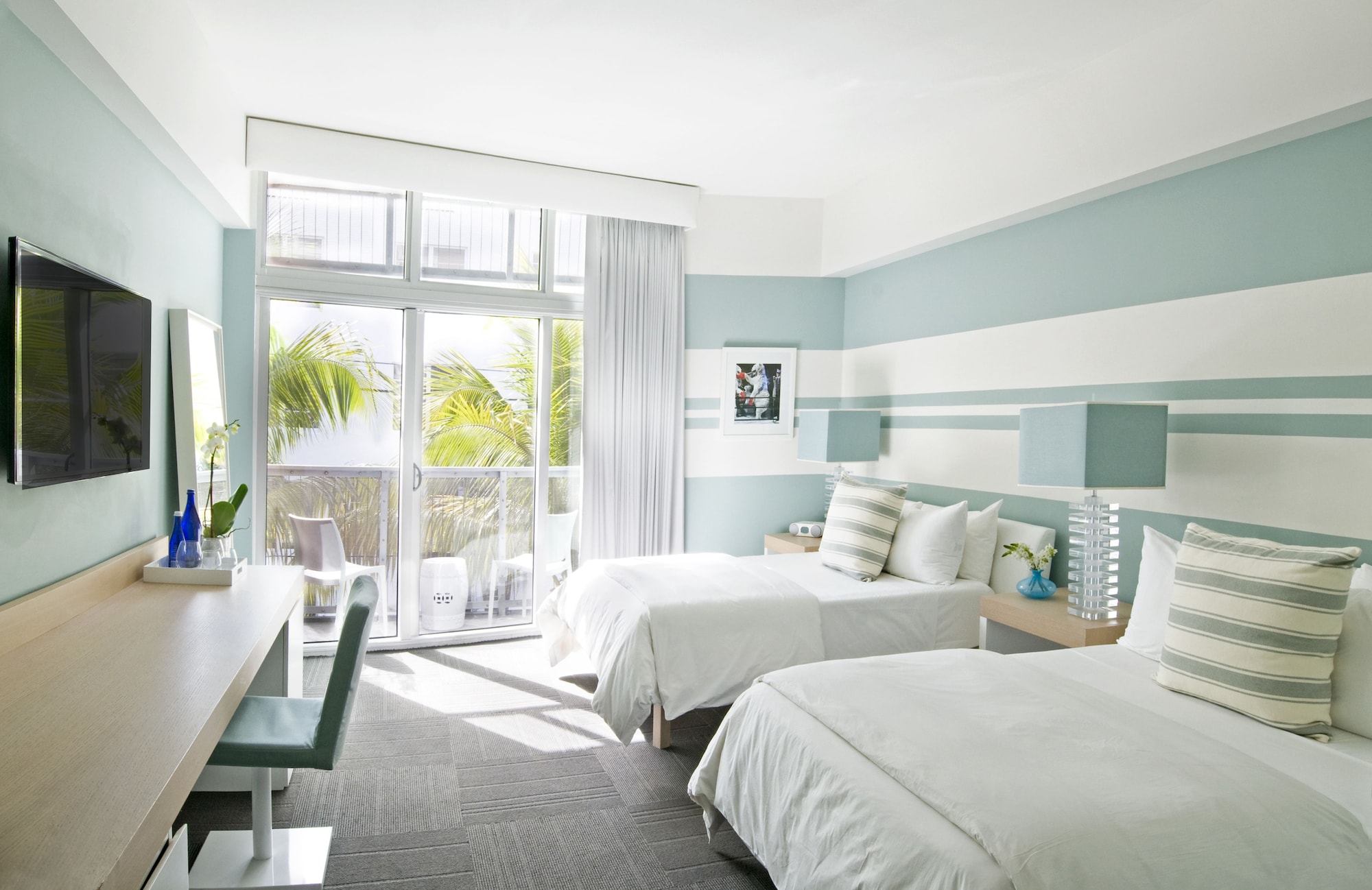 ROOM, 2 DOUBLE BEDS, PARTIAL OCEAN VIEW