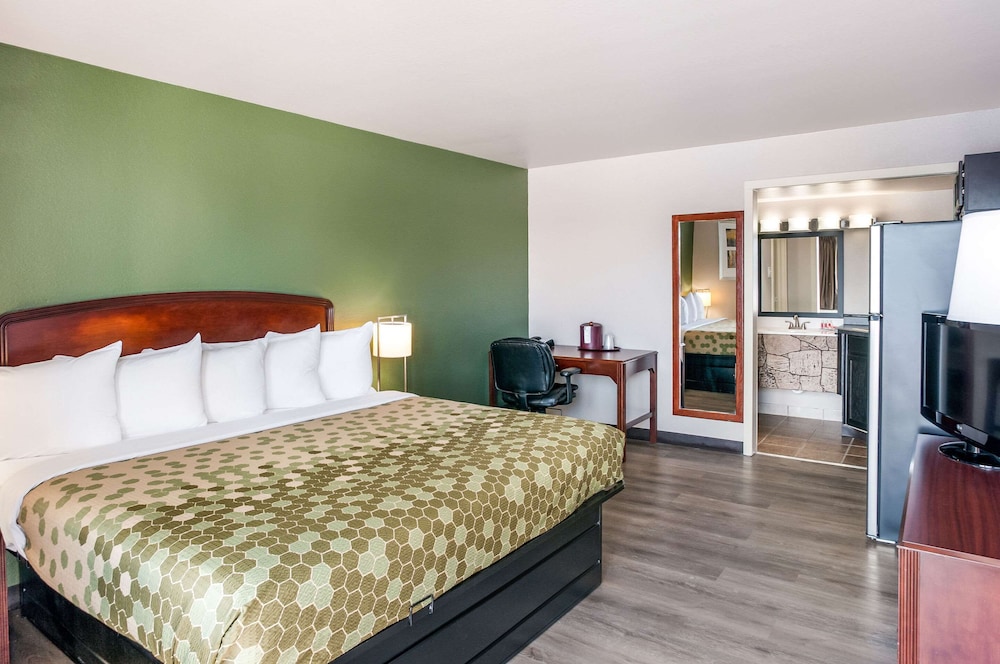 Efficiency, King Bed, Sofa