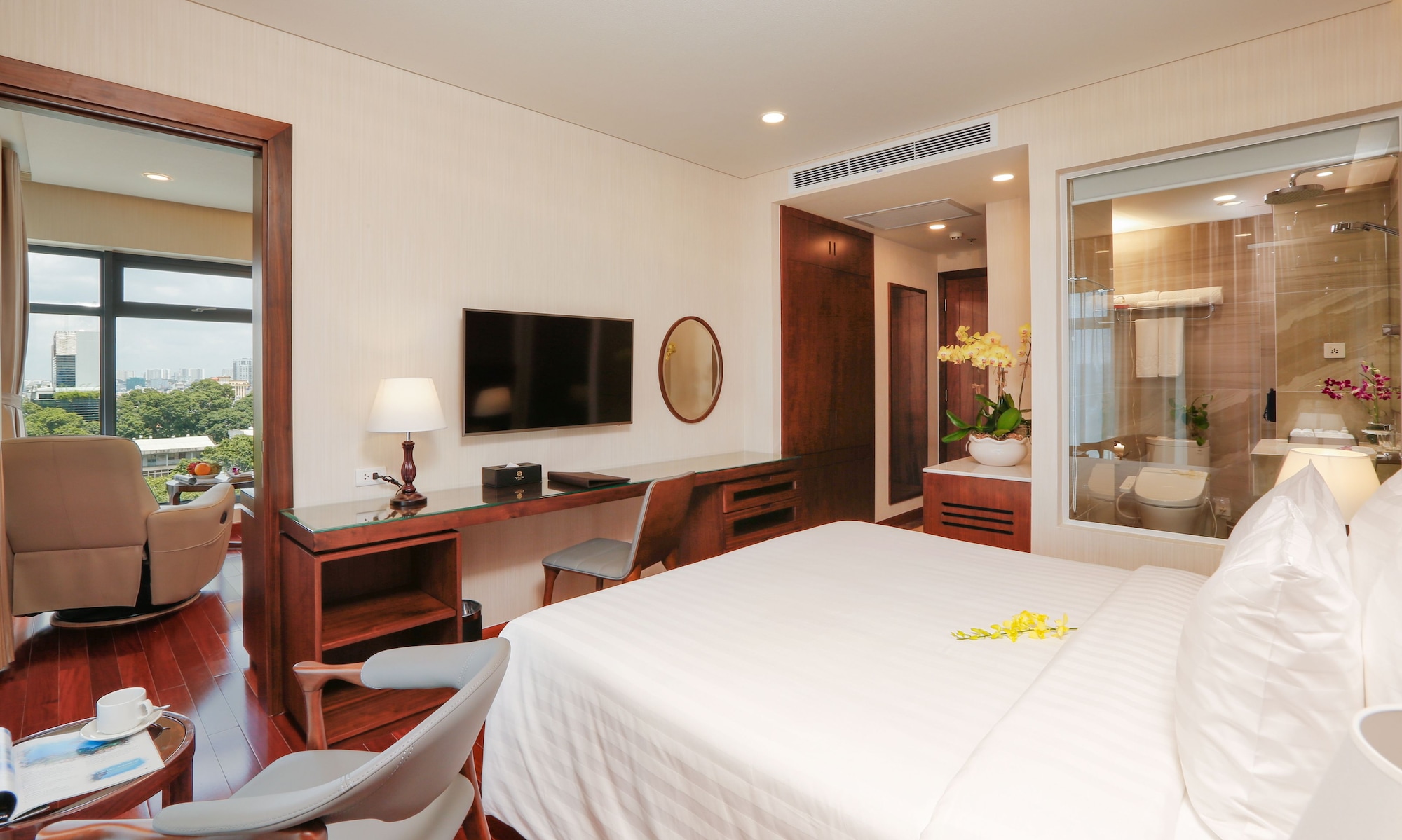 جناح عائلي بسريرين كينج بغرفتي نوم، Orchids Hotel Saigon 9/10