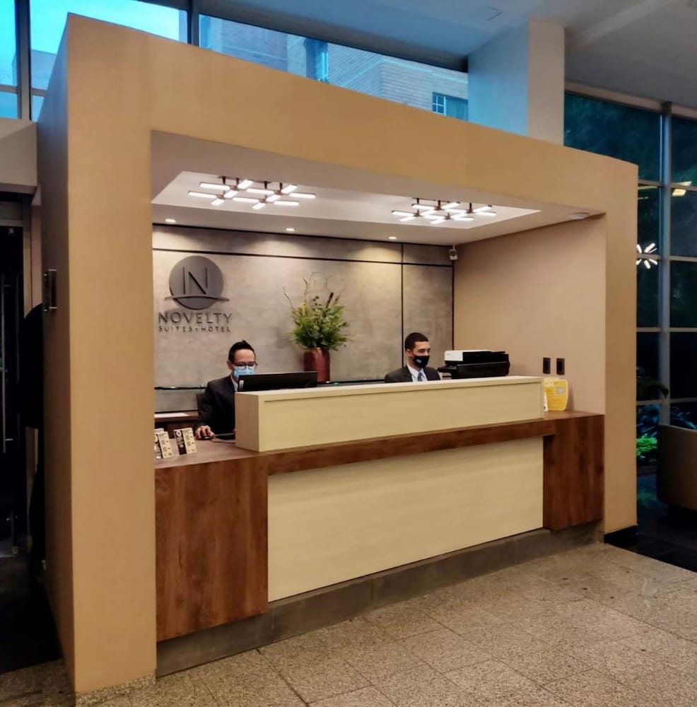 Lobby at Novelty Suites Hotel, MEDELLIN