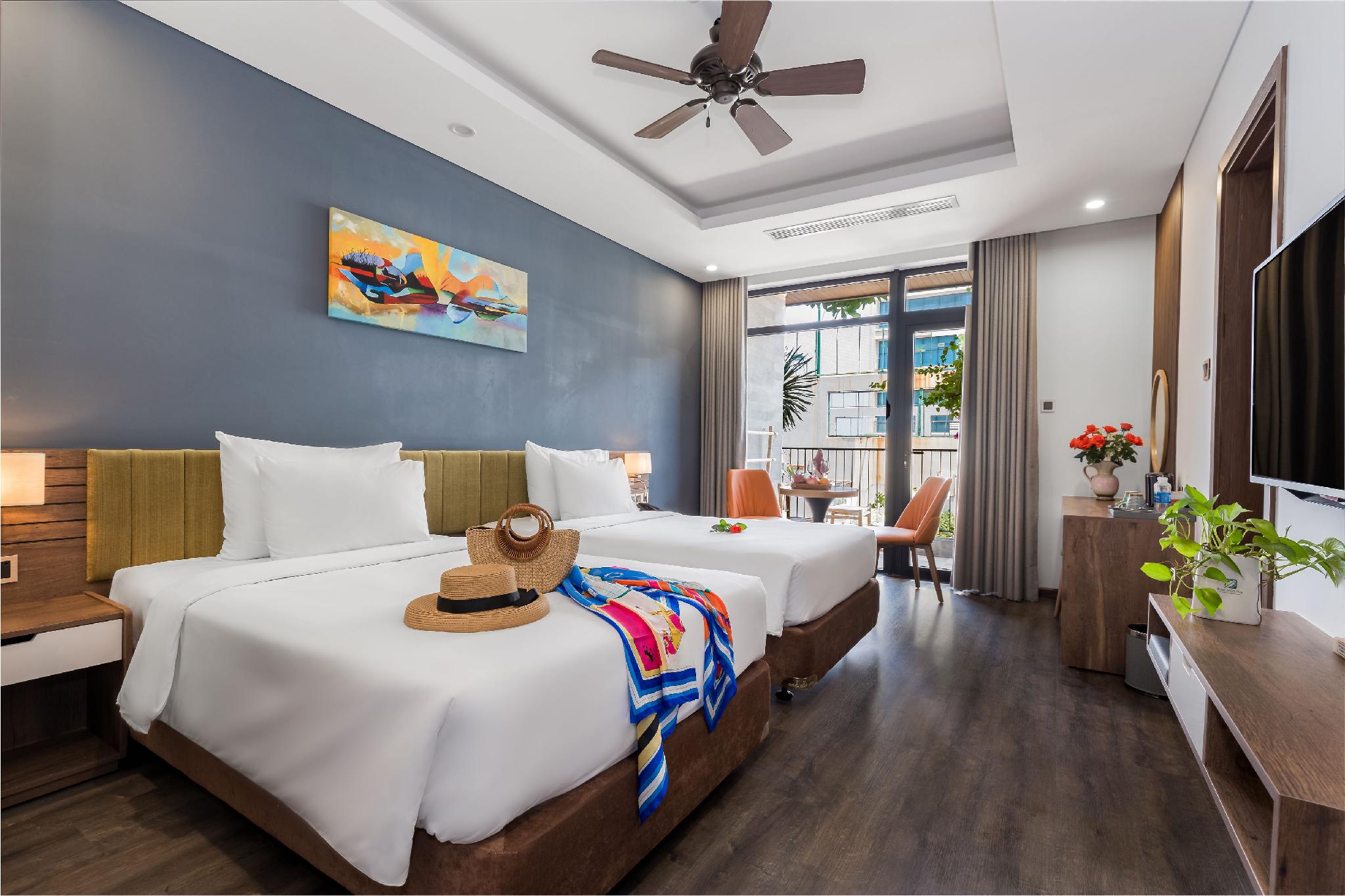 Deluxe, Twin Beds, Balcony