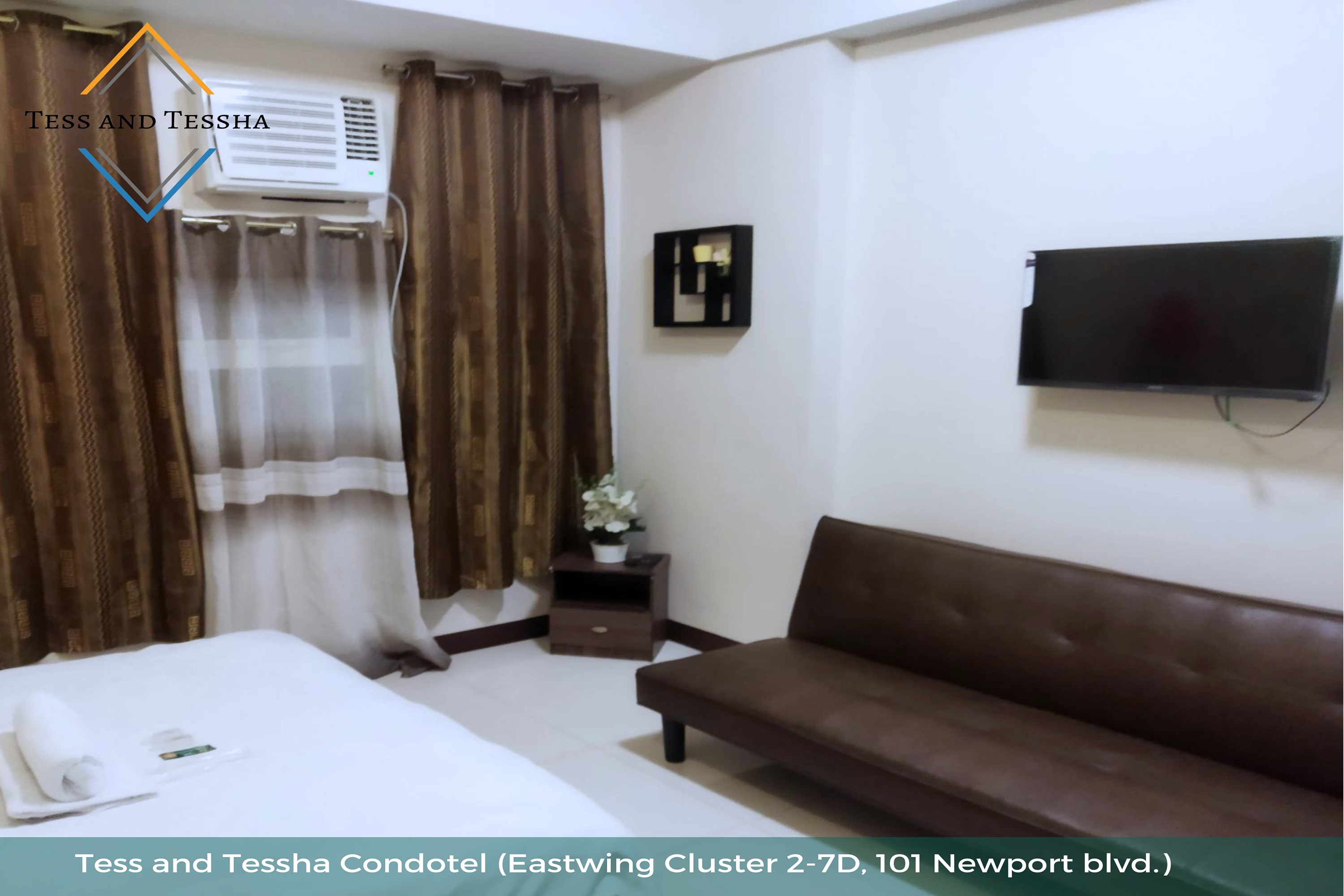استوديو ديلوكس، Tess and Tessha Condotel near T3 Airport 6/8