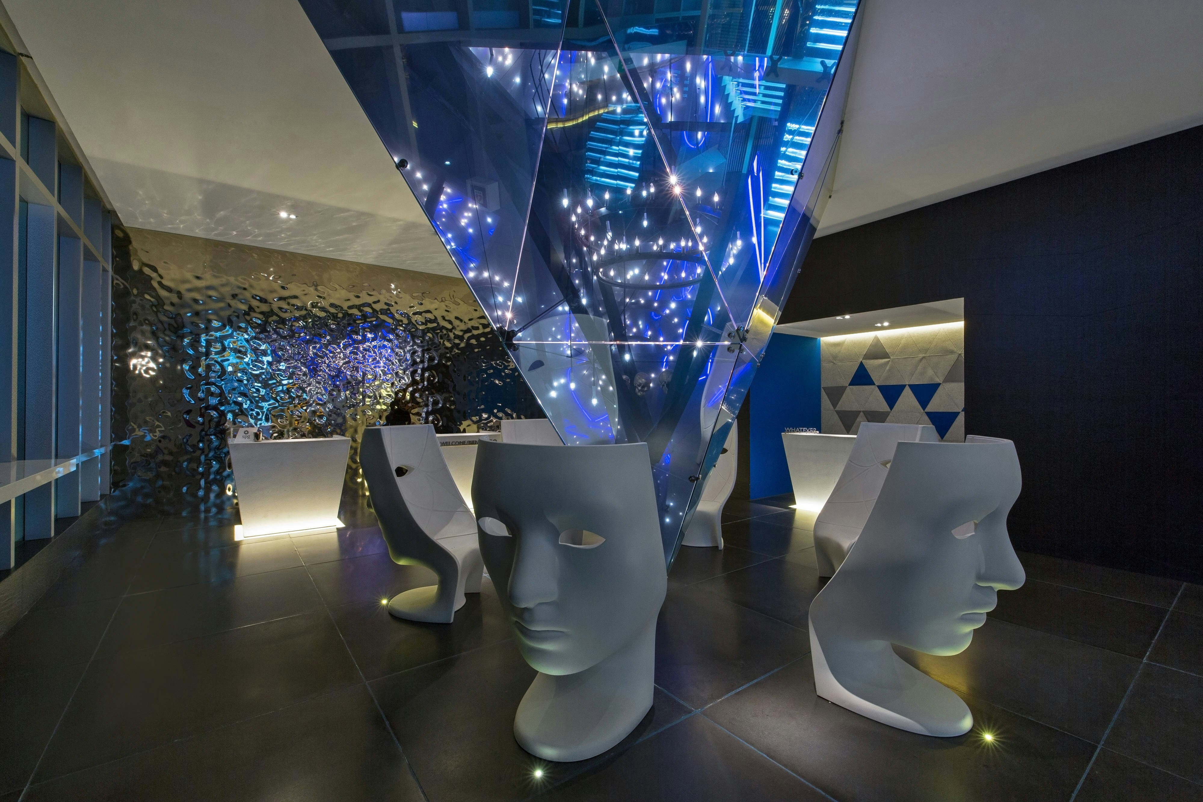 Lobby at W Mexico City, MEXICO CITY