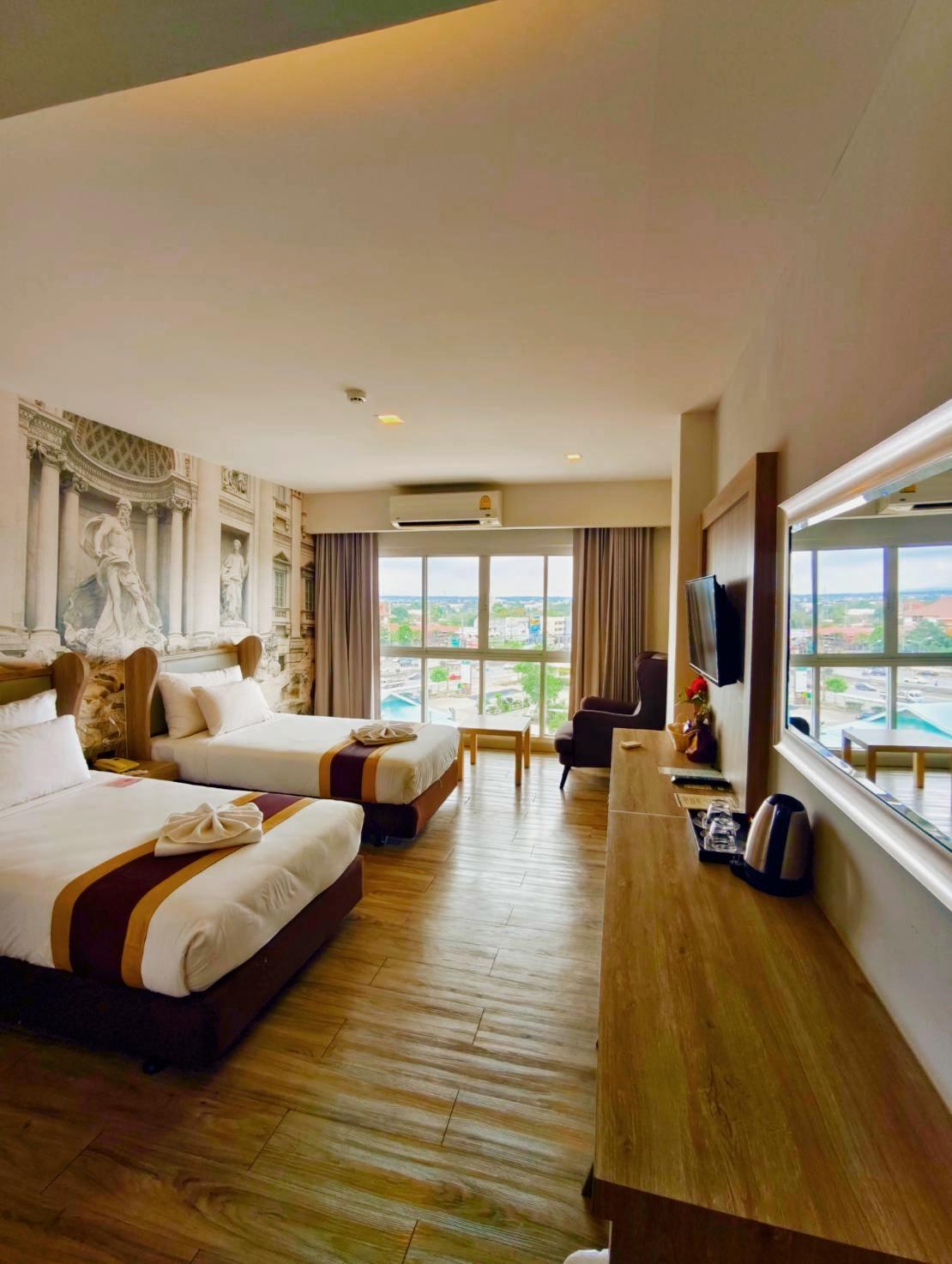 Semi Room, Deluxe, 2 Semi Double Beds