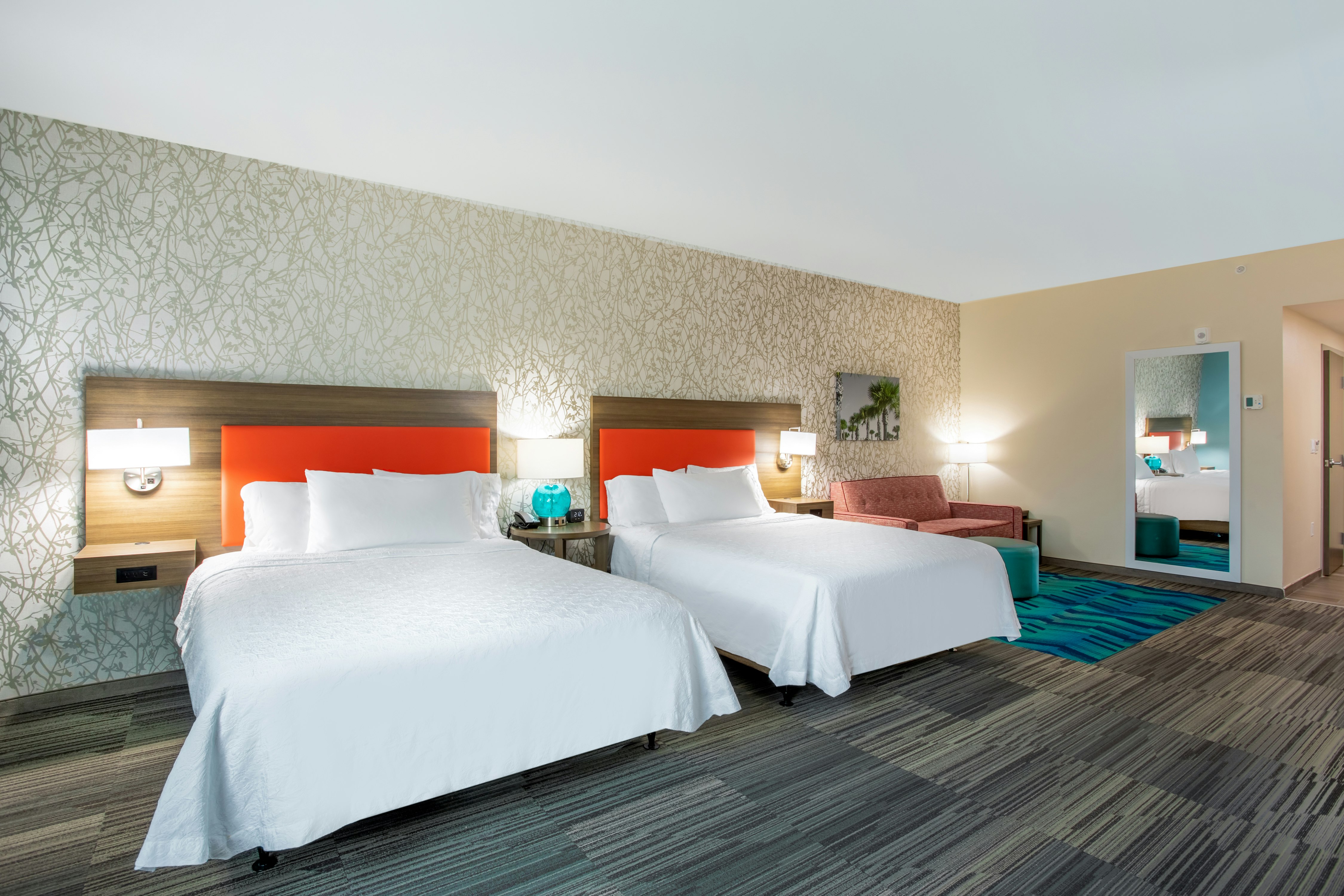 Studio, 2 Queen Beds, Accessible