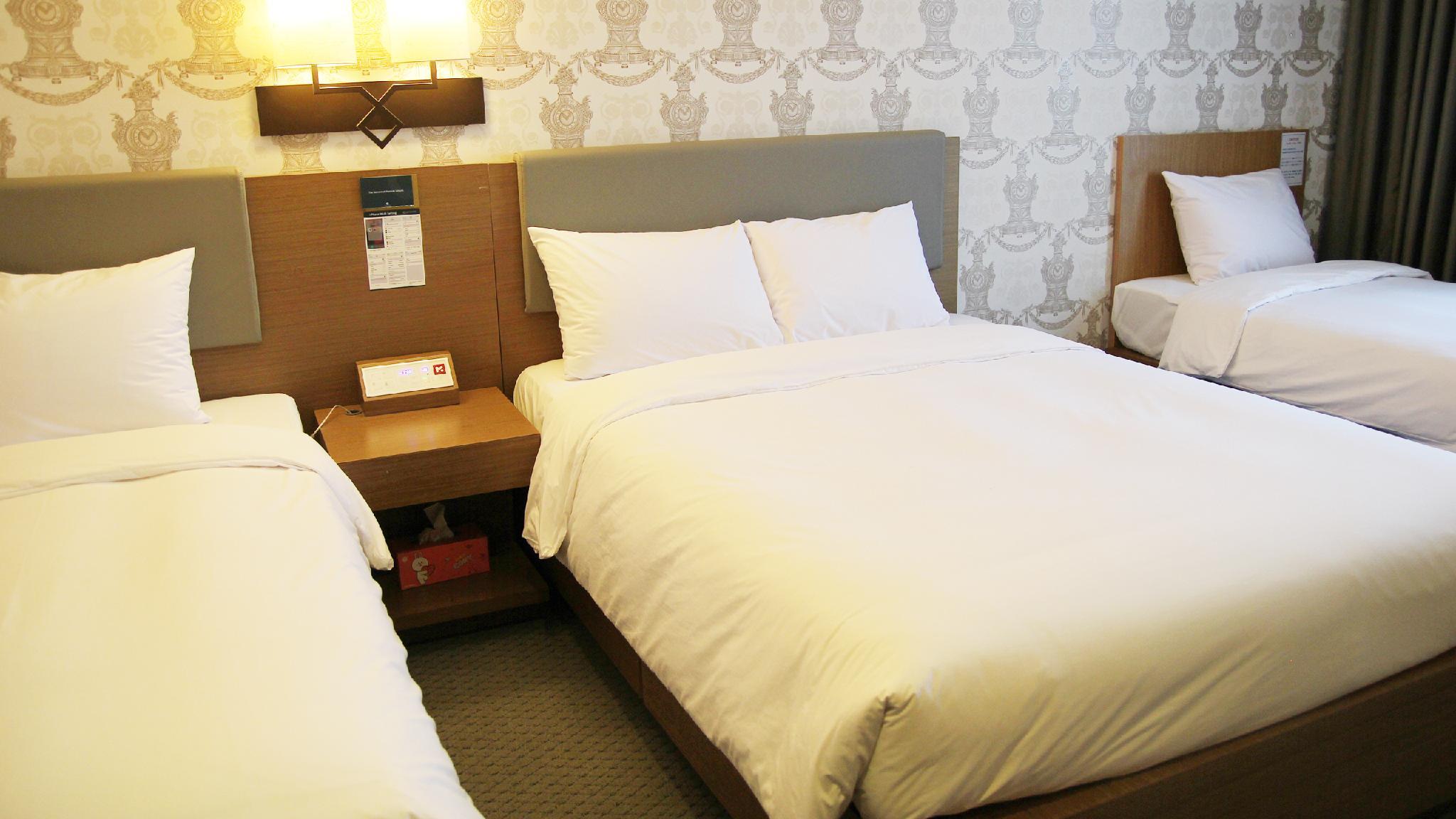 غرفة ثلاثية بسرير مزدوج وسريرين منفصلين، Mohenic Hotel Seoul Myeongdong 4/4