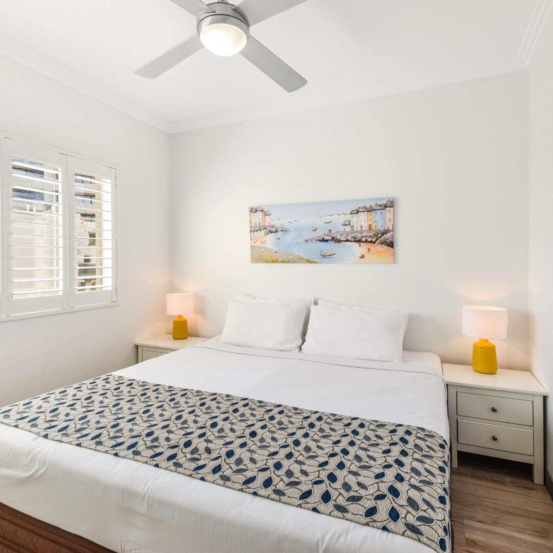 شقة بإطلالة على البحر بغرفتي نوم