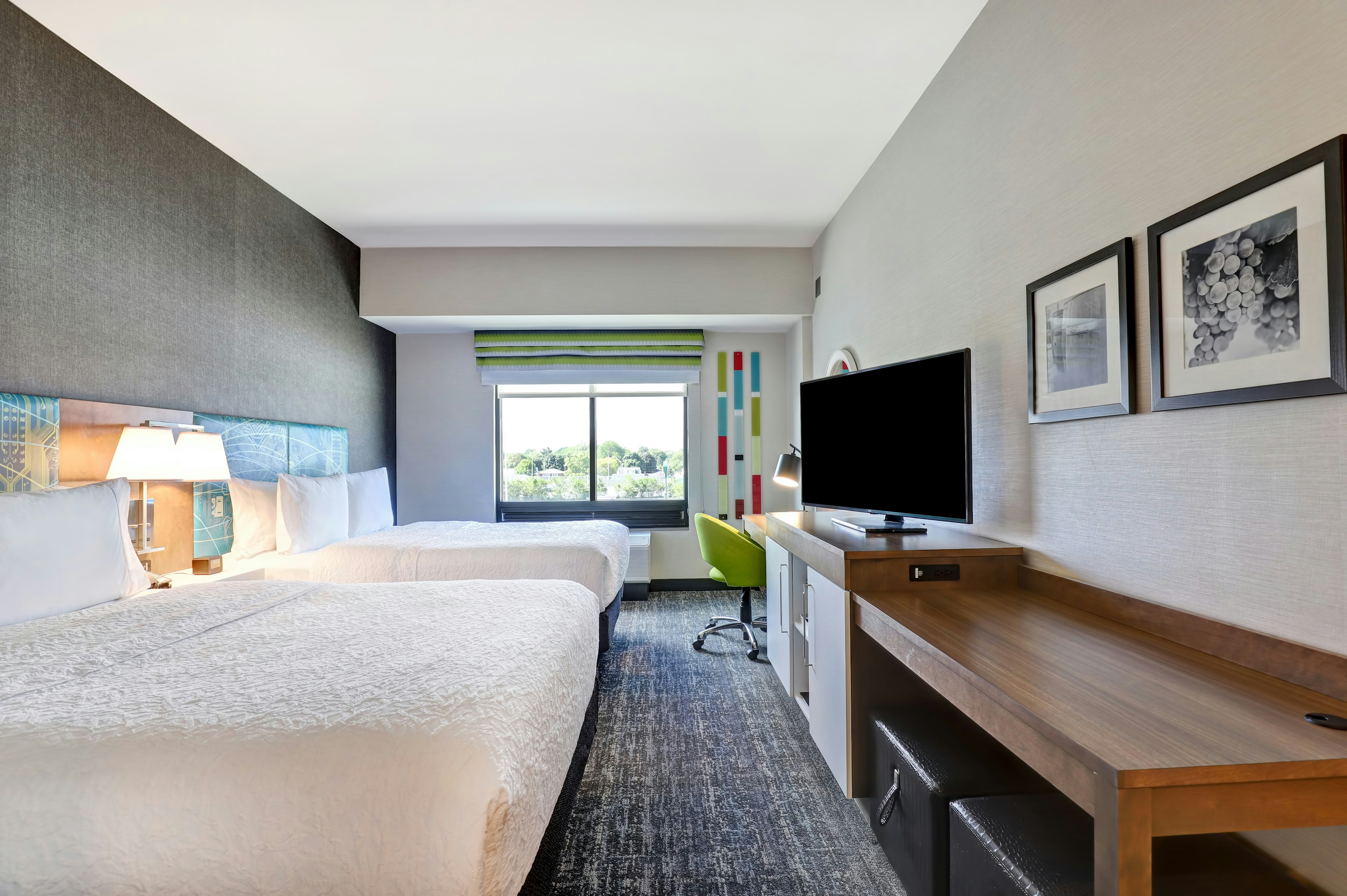 غرفة بسريرين كوين، Hampton Inn St Catharines Niagara On 2/6