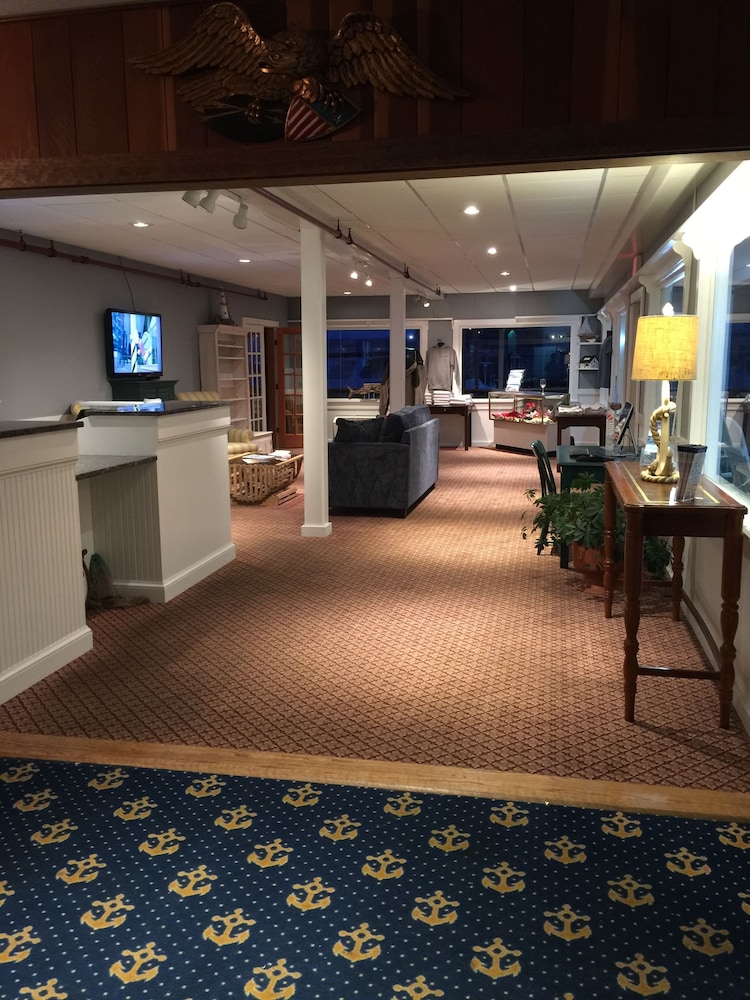 Lobby at Fishermans Wharf Inn, BOOTHBAY HARBOR - ME