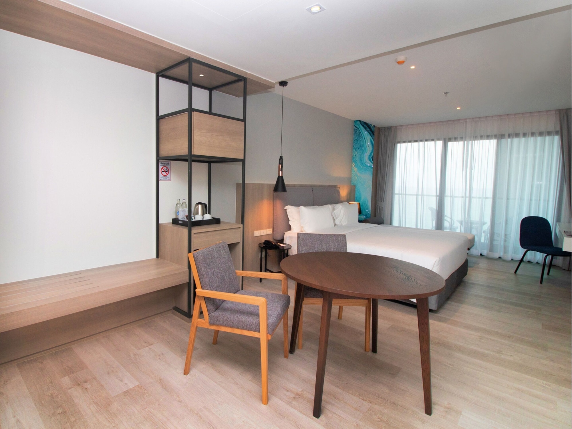 غرفة بريميير بسرير كوين بإطلالة على البحر، Fortune Saeng Chan Beach Rayong 4/7