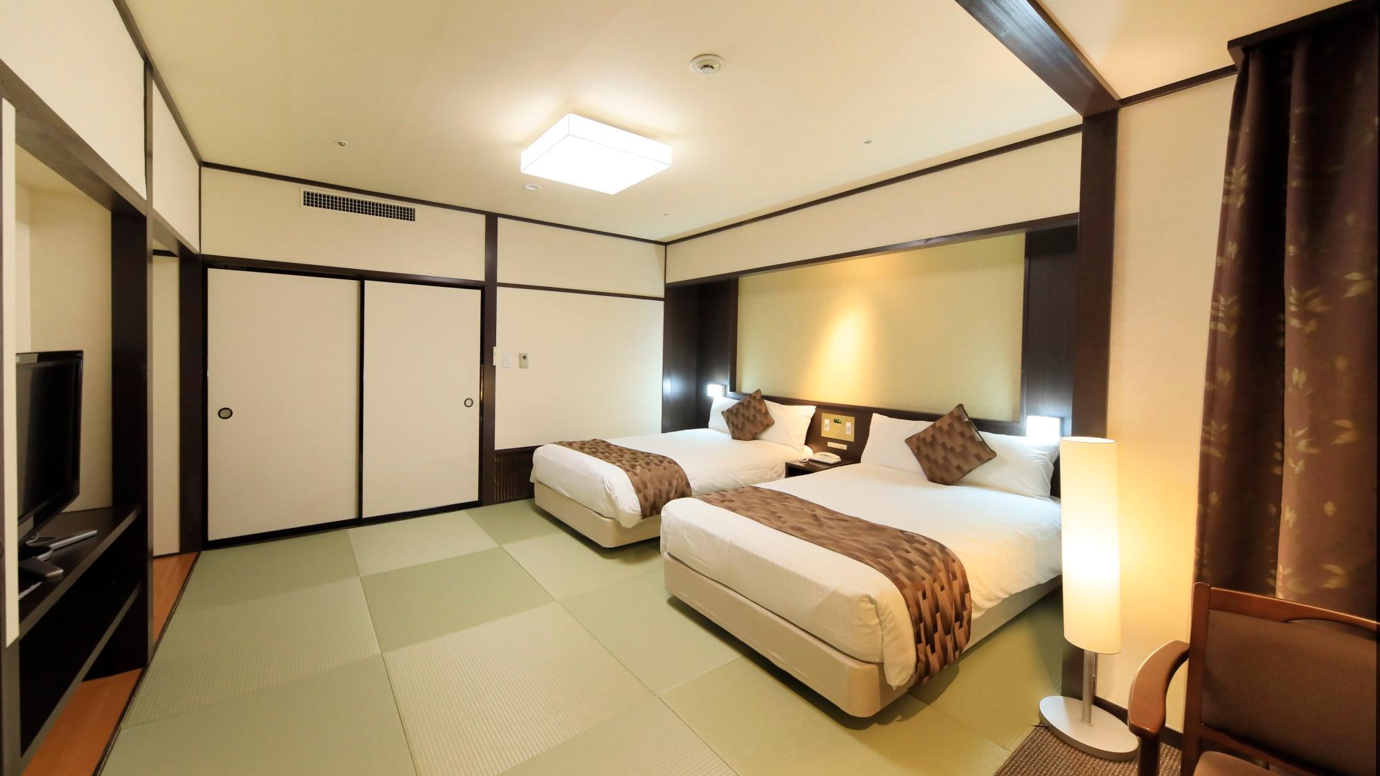 Japanese, Twin Beds, with View, No Bathroom