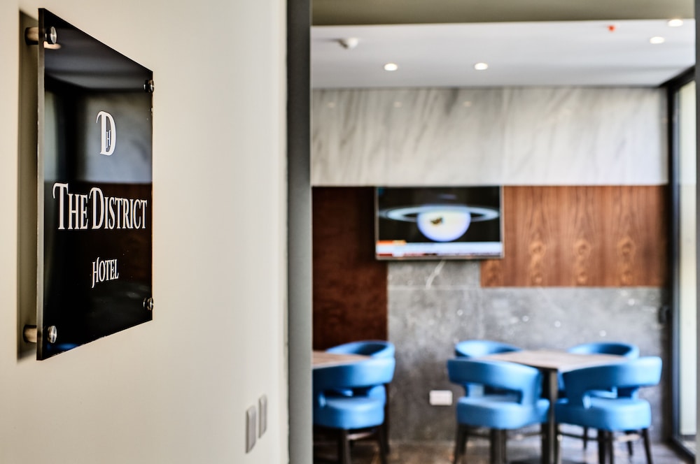 Lobby at The District Hotel, ST JULIANS