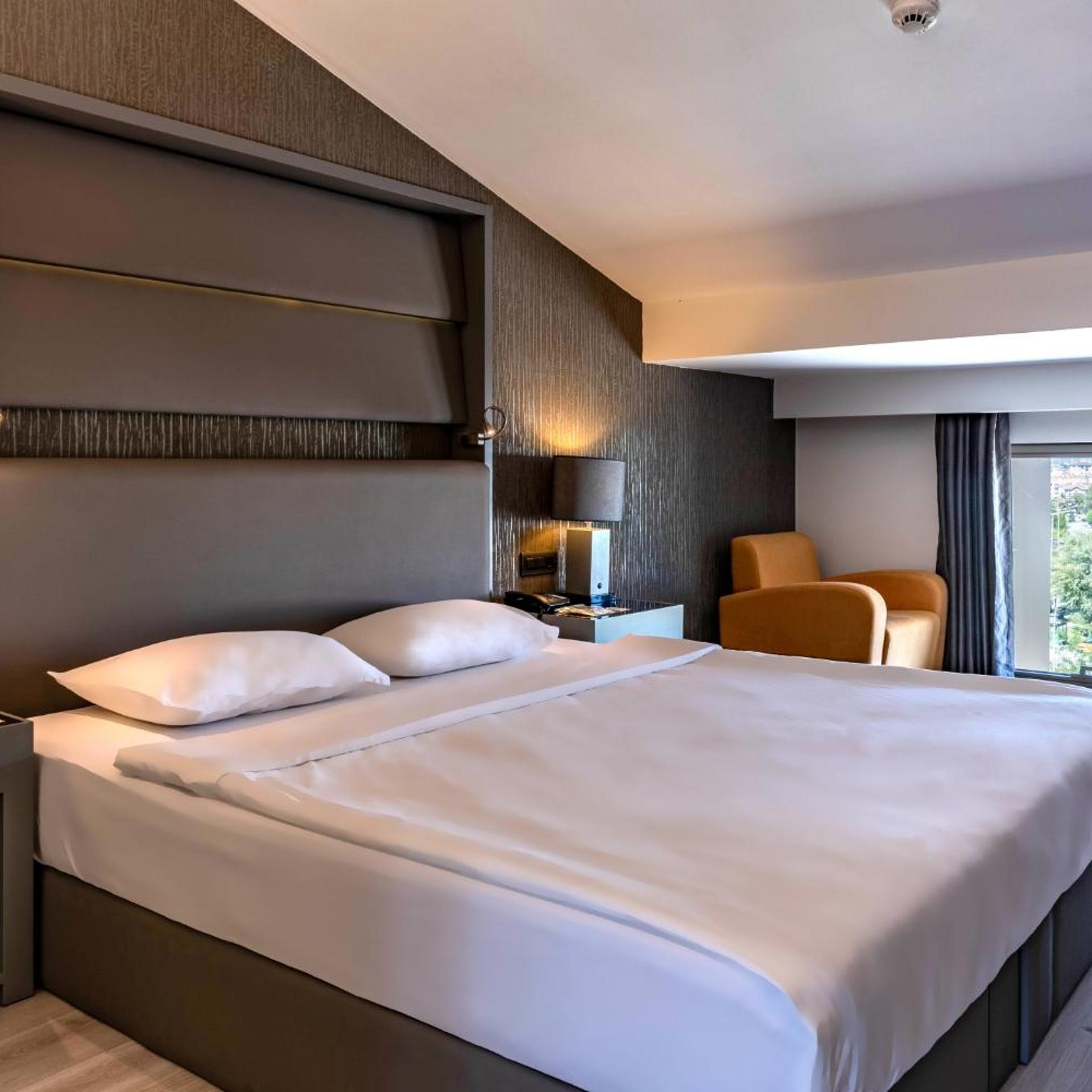 Room, Double Bed, Attic