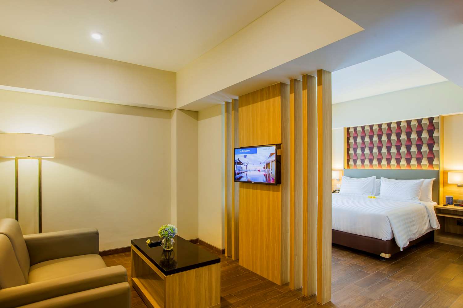 غرفة تنفيذية بسرير كوين بشرفة للمدخنين، Best Western Kamala Jimbaran 3/4