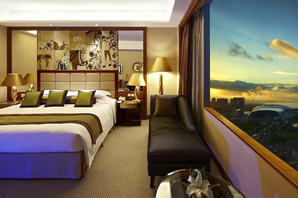 غرفة قياسية بسرير كينج بإطلالة على المدينة، Kempinski Hotel Shenzhen 10/10