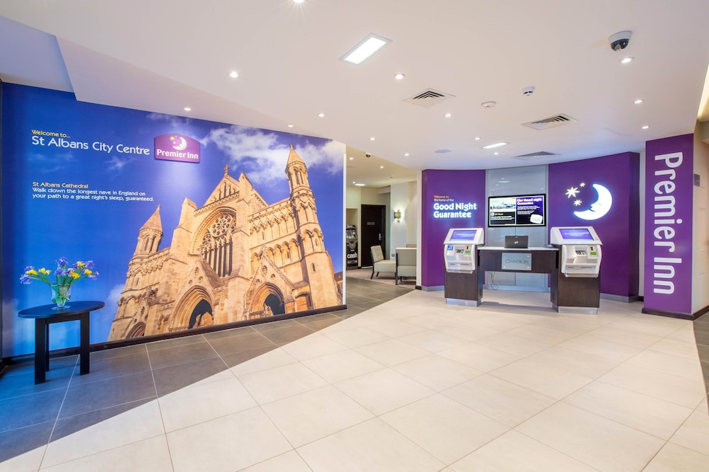 Lobby at Premier Inn St Albans City Centre, ST ALBANS